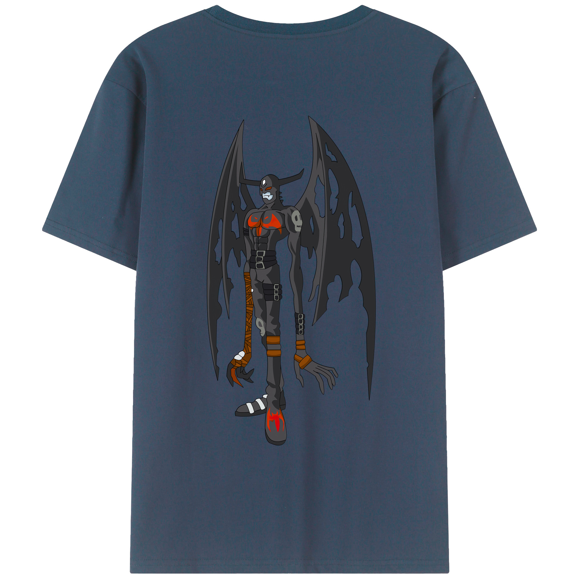 （画像用） Digimon デジタルモンスター/デジモン レディース半袖Tシャツ(バックプリント)
