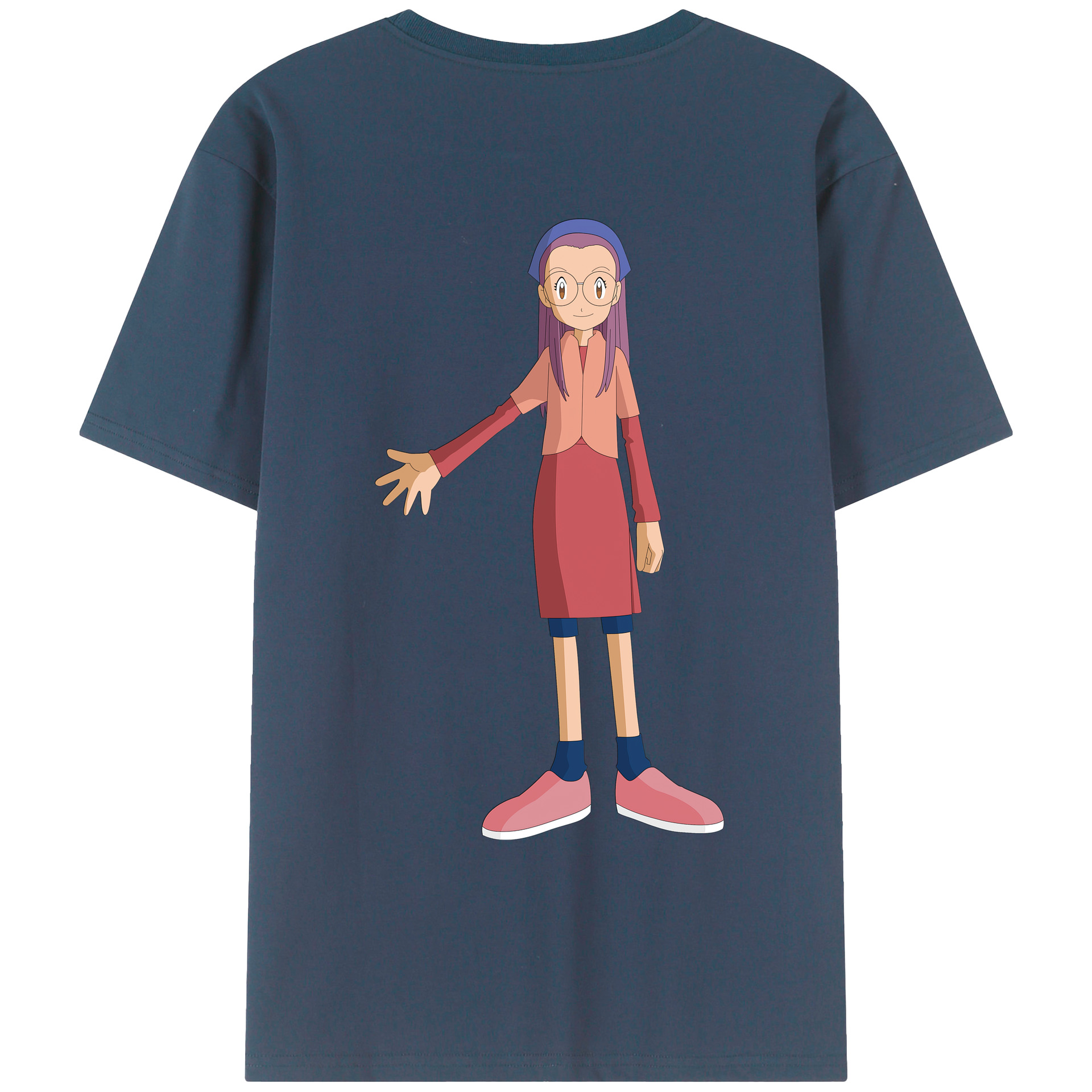 （画像用） Digimon デジタルモンスター/デジモン レディース半袖Tシャツ(バックプリント)
