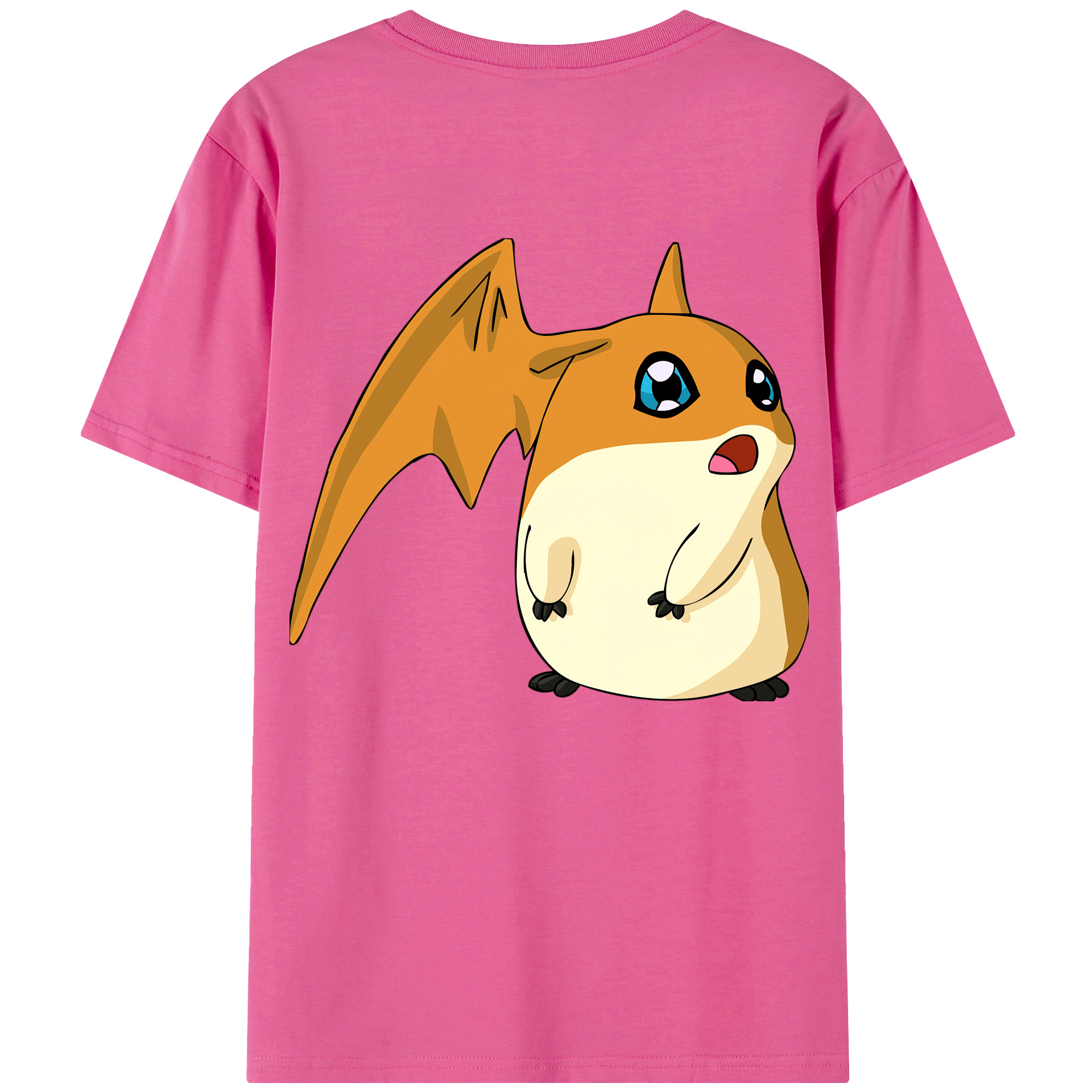 （画像用） Digimon デジタルモンスター/デジモン レディース半袖Tシャツ(バックプリント)