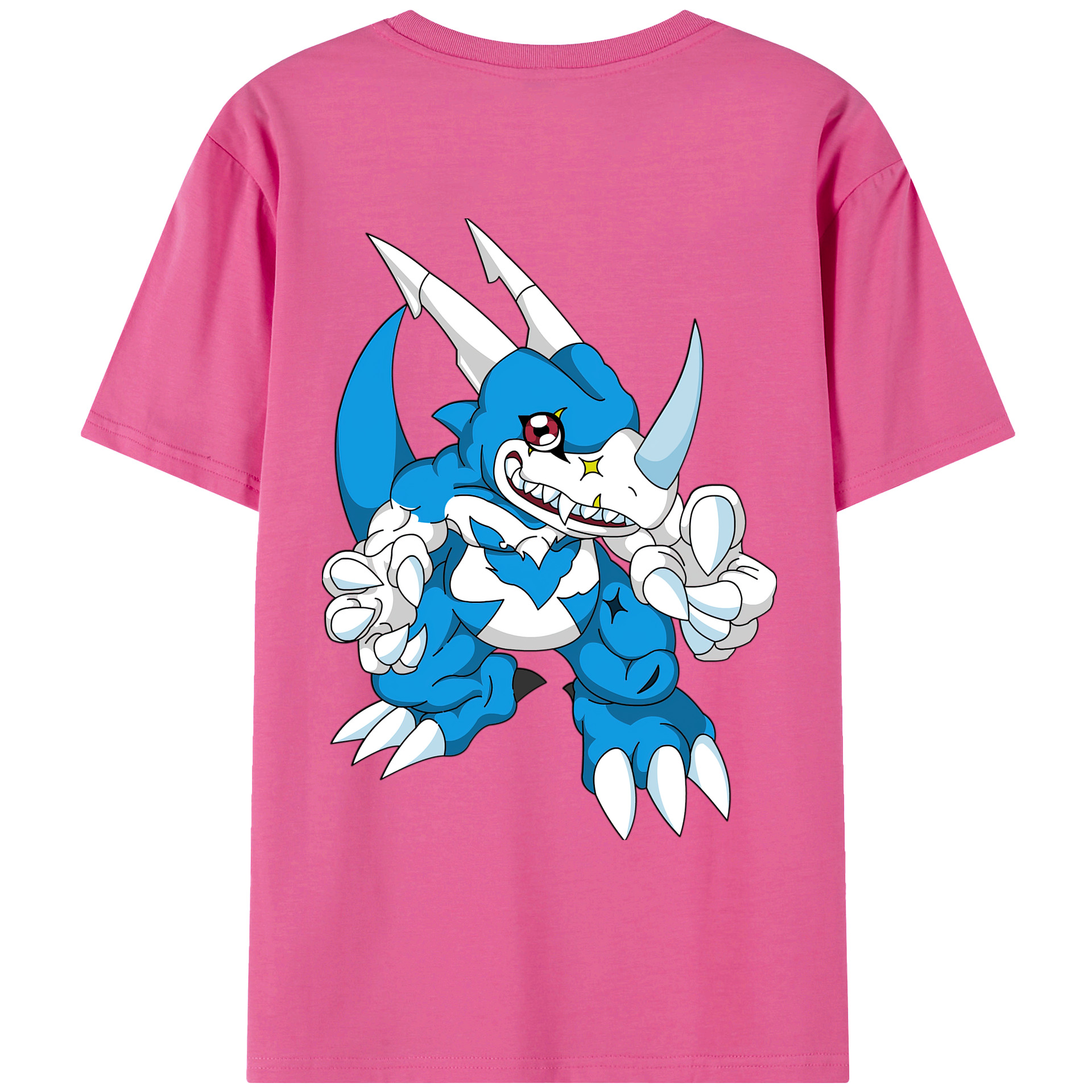 （画像用） Digimon デジタルモンスター/デジモン レディース半袖Tシャツ(バックプリント)