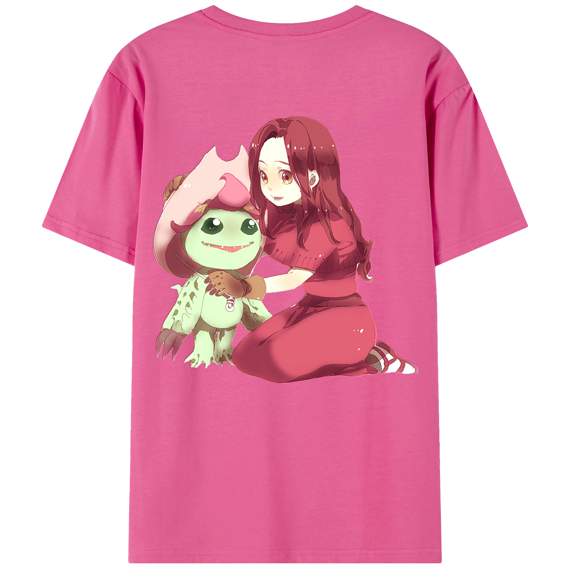 （画像用） Digimon デジタルモンスター/デジモン レディース半袖Tシャツ(バックプリント)