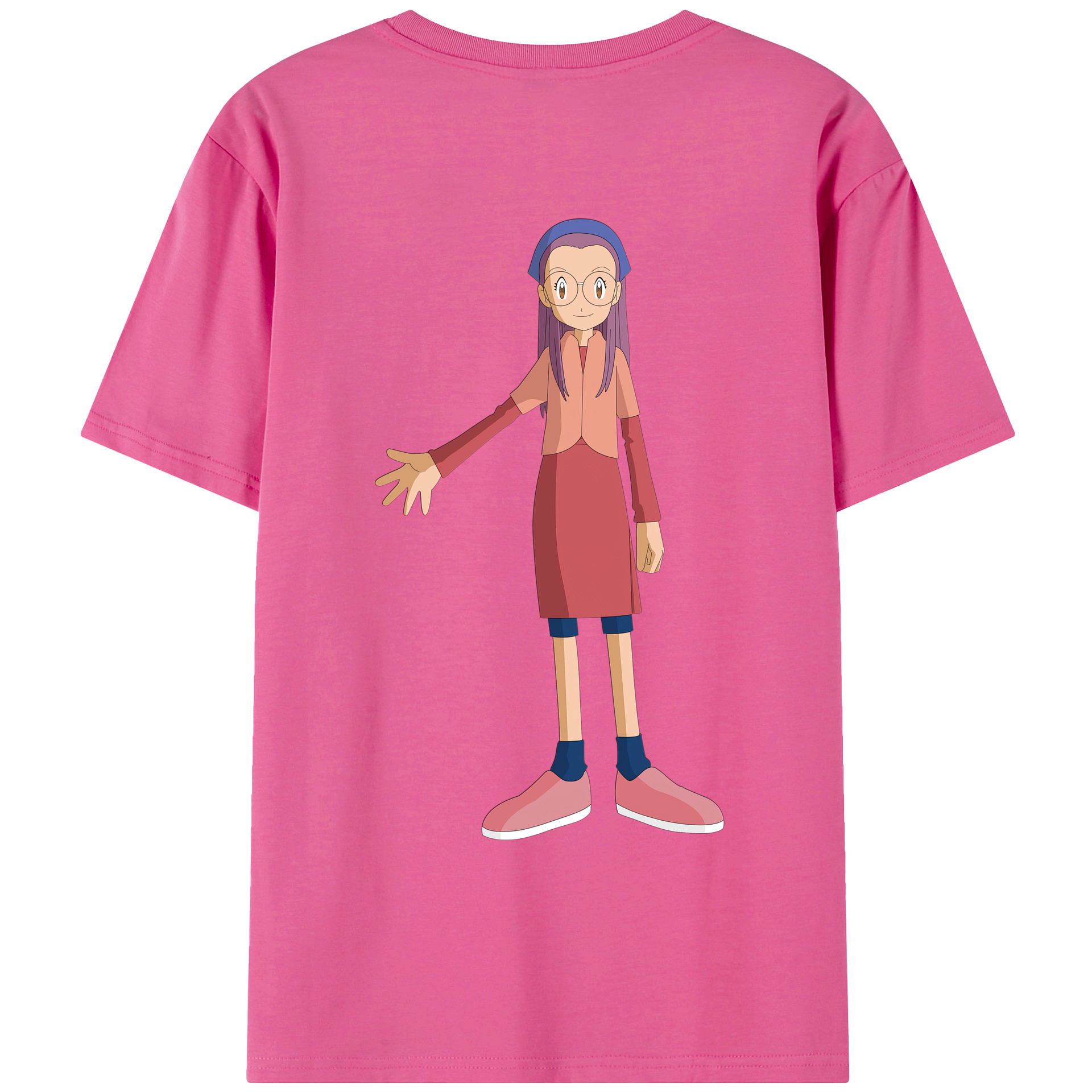 （画像用） Digimon デジタルモンスター/デジモン レディース半袖Tシャツ(バックプリント)