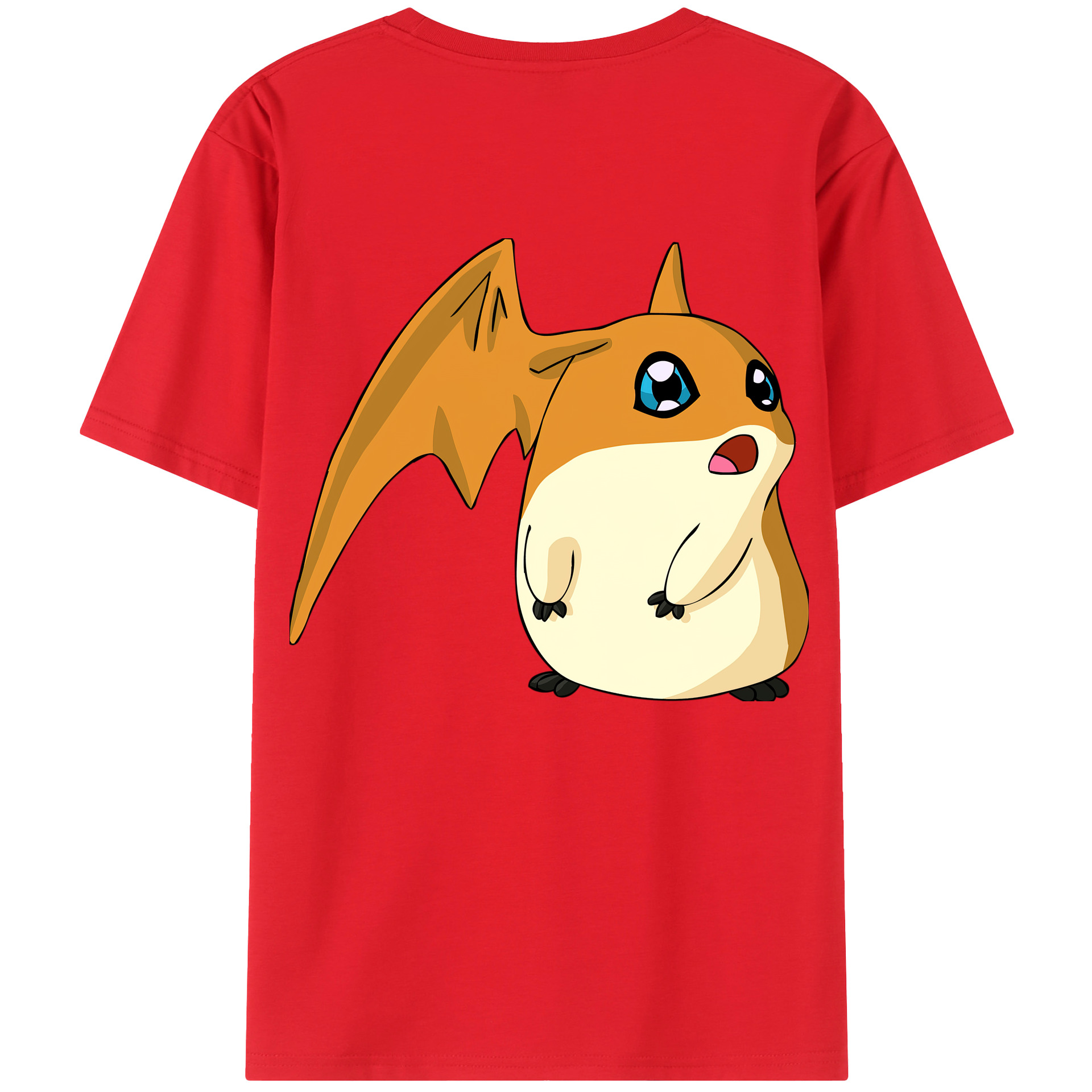 （画像用） Digimon デジタルモンスター/デジモン レディース半袖Tシャツ(バックプリント)
