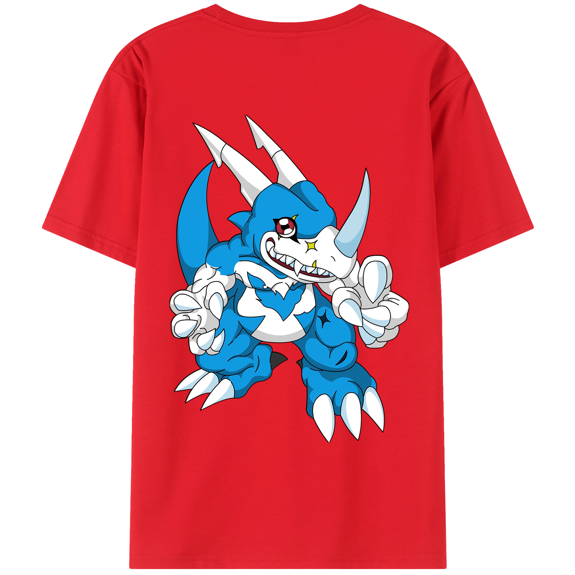 （画像用） Digimon デジタルモンスター/デジモン レディース半袖Tシャツ(バックプリント)