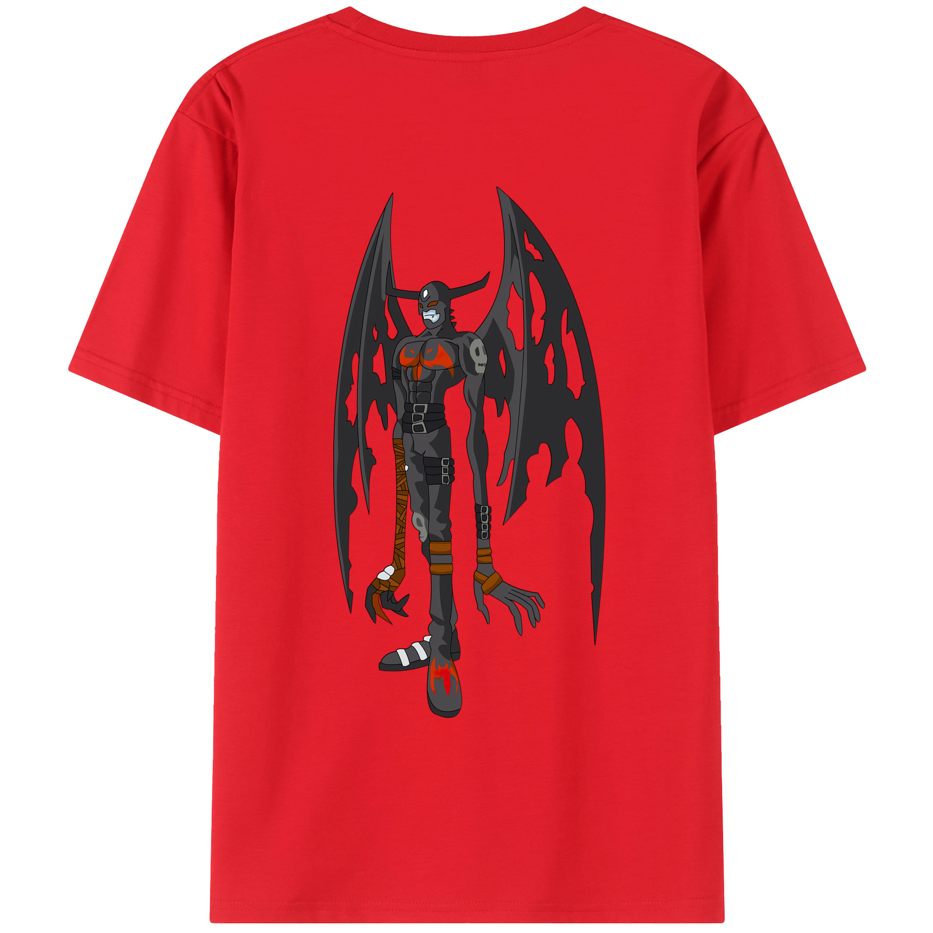 （画像用） Digimon デジタルモンスター/デジモン レディース半袖Tシャツ(バックプリント)