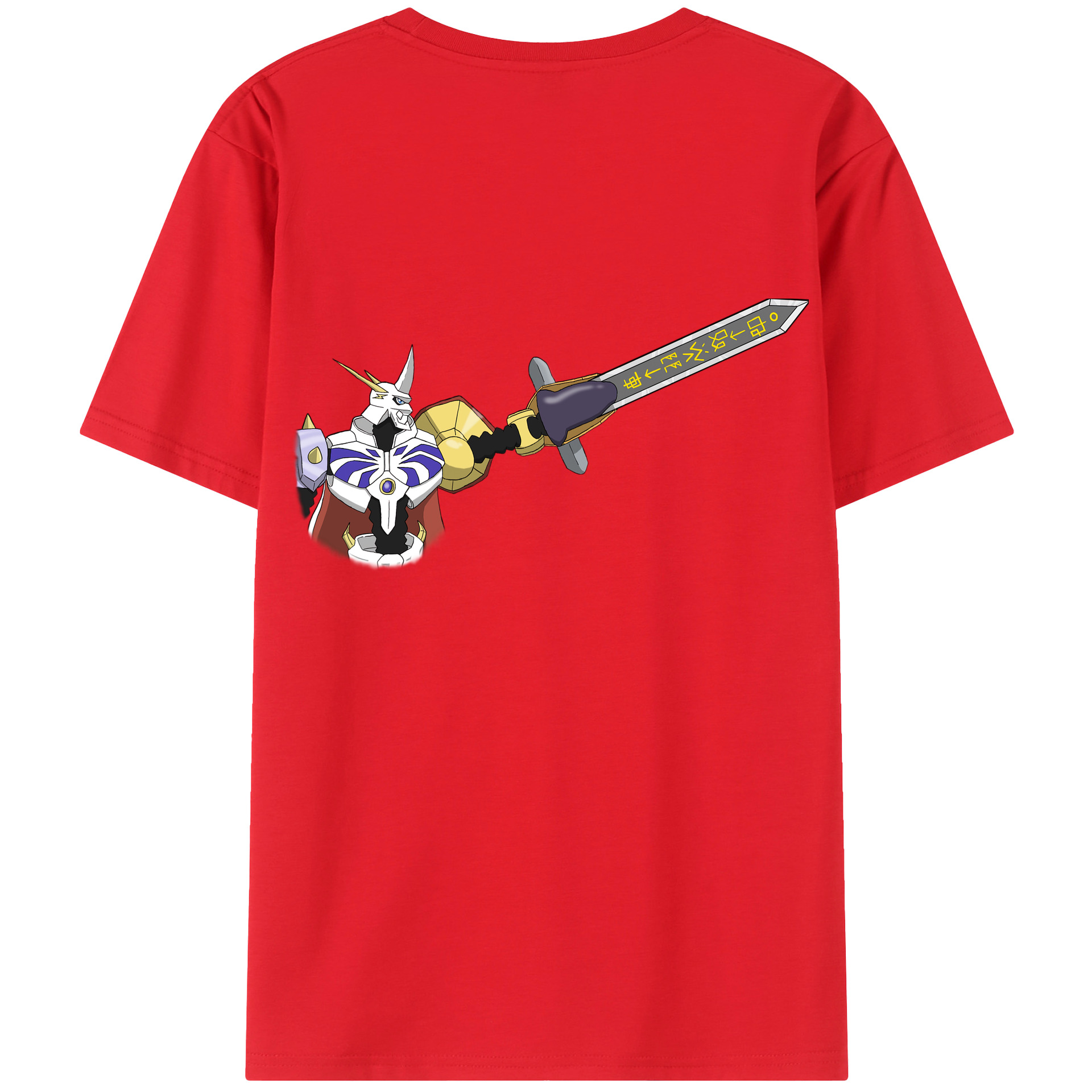 （画像用） Digimon デジタルモンスター/デジモン レディース半袖Tシャツ(バックプリント)