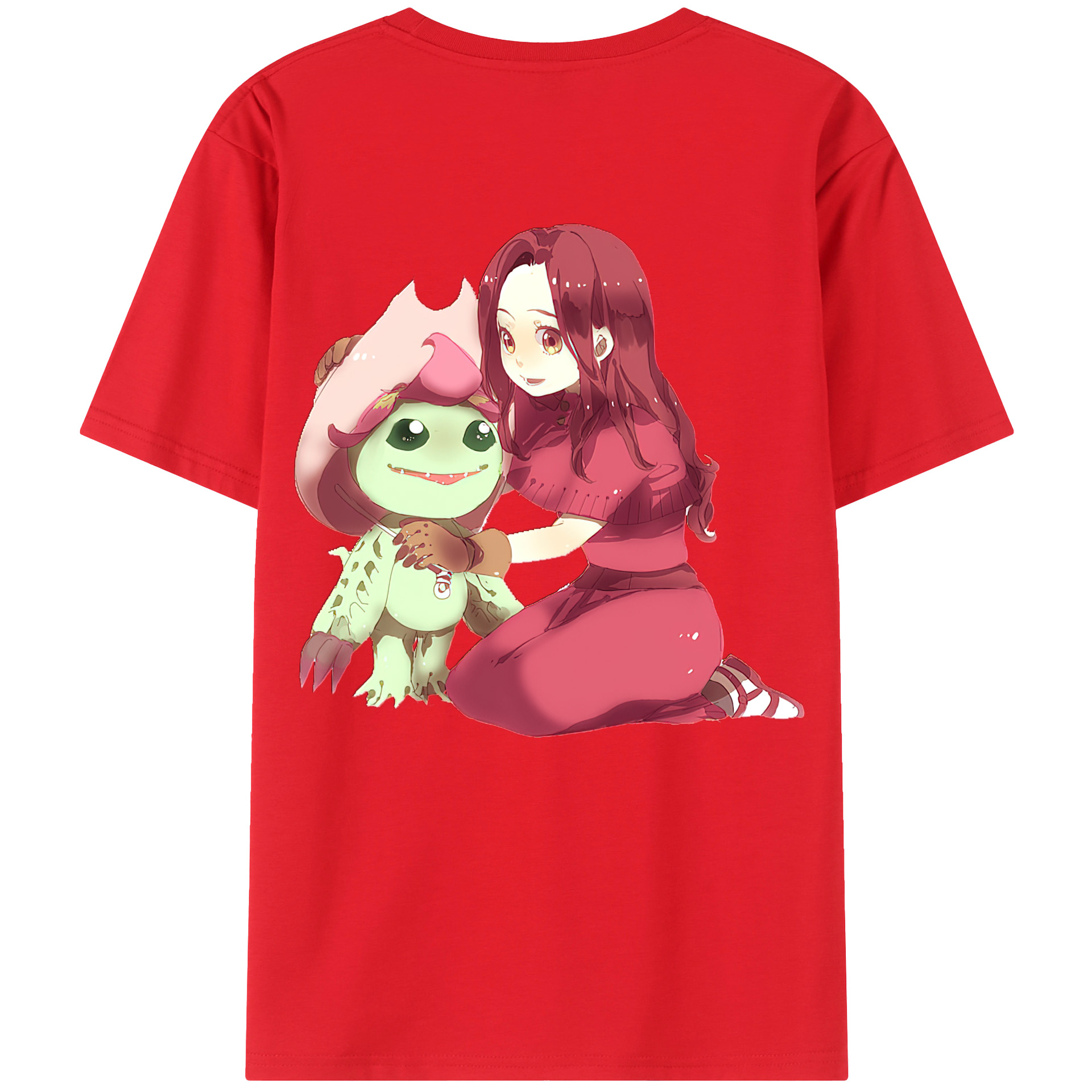 （画像用） Digimon デジタルモンスター/デジモン レディース半袖Tシャツ(バックプリント)