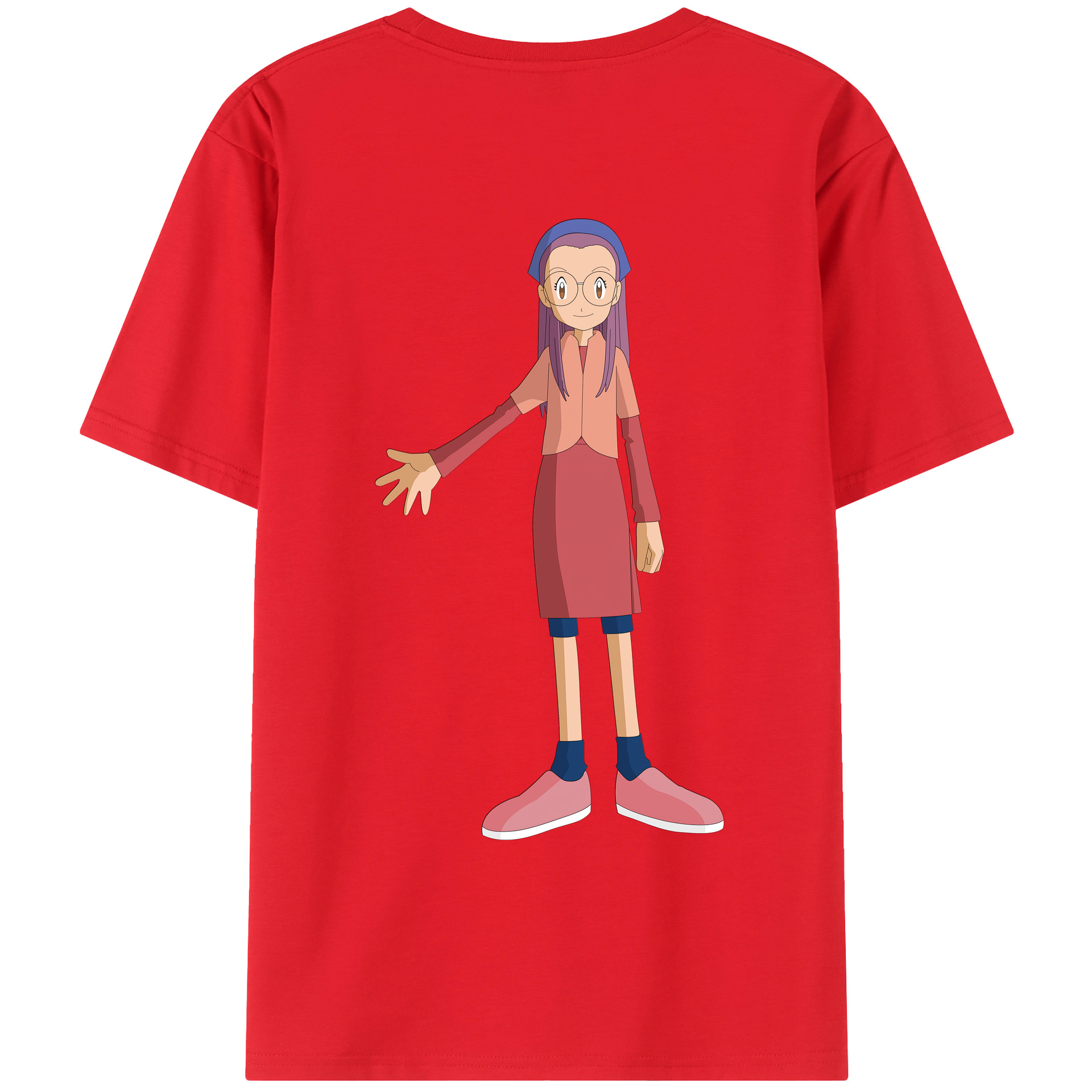 （画像用） Digimon デジタルモンスター/デジモン レディース半袖Tシャツ(バックプリント)