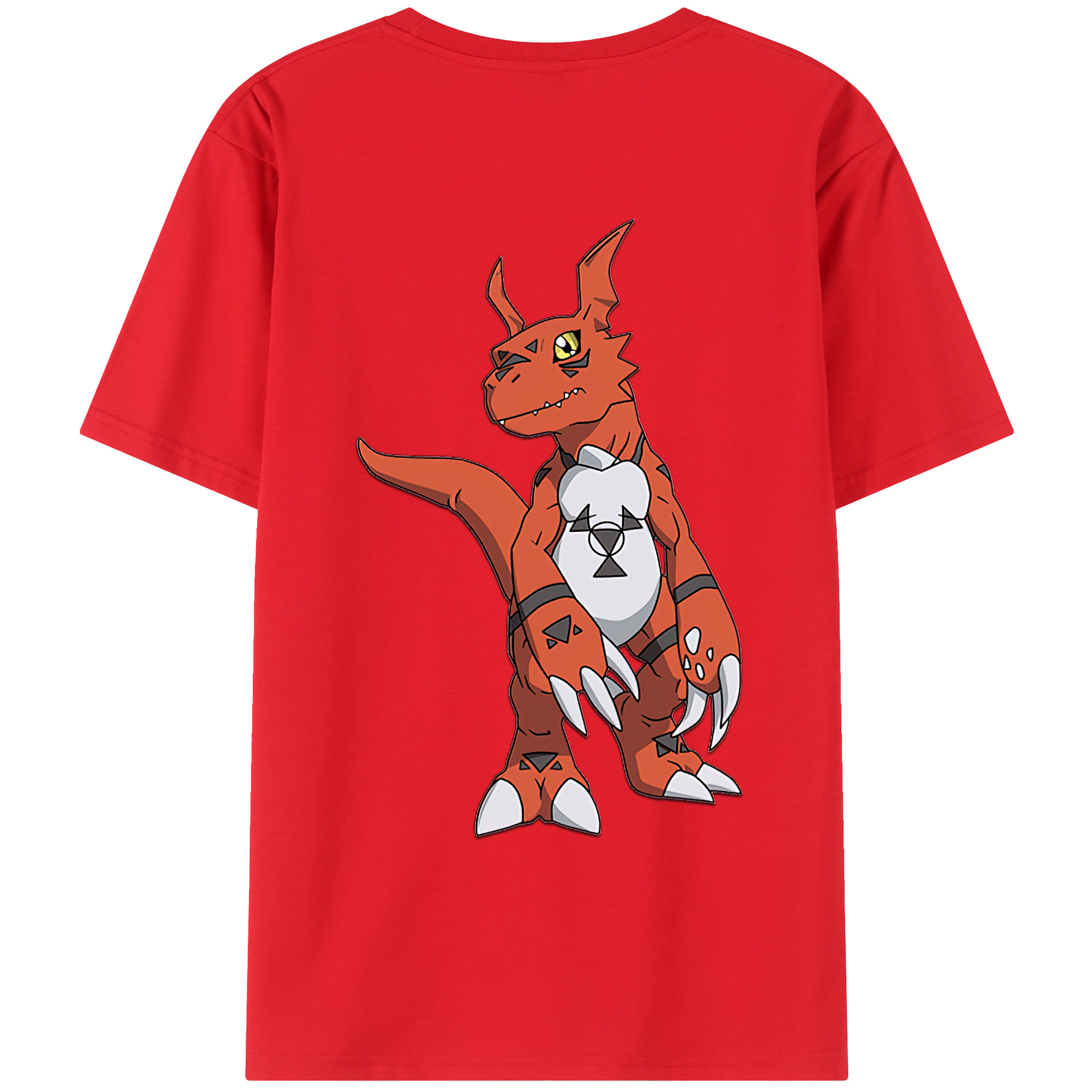 （画像用） Digimon デジタルモンスター/デジモン レディース半袖Tシャツ(バックプリント)