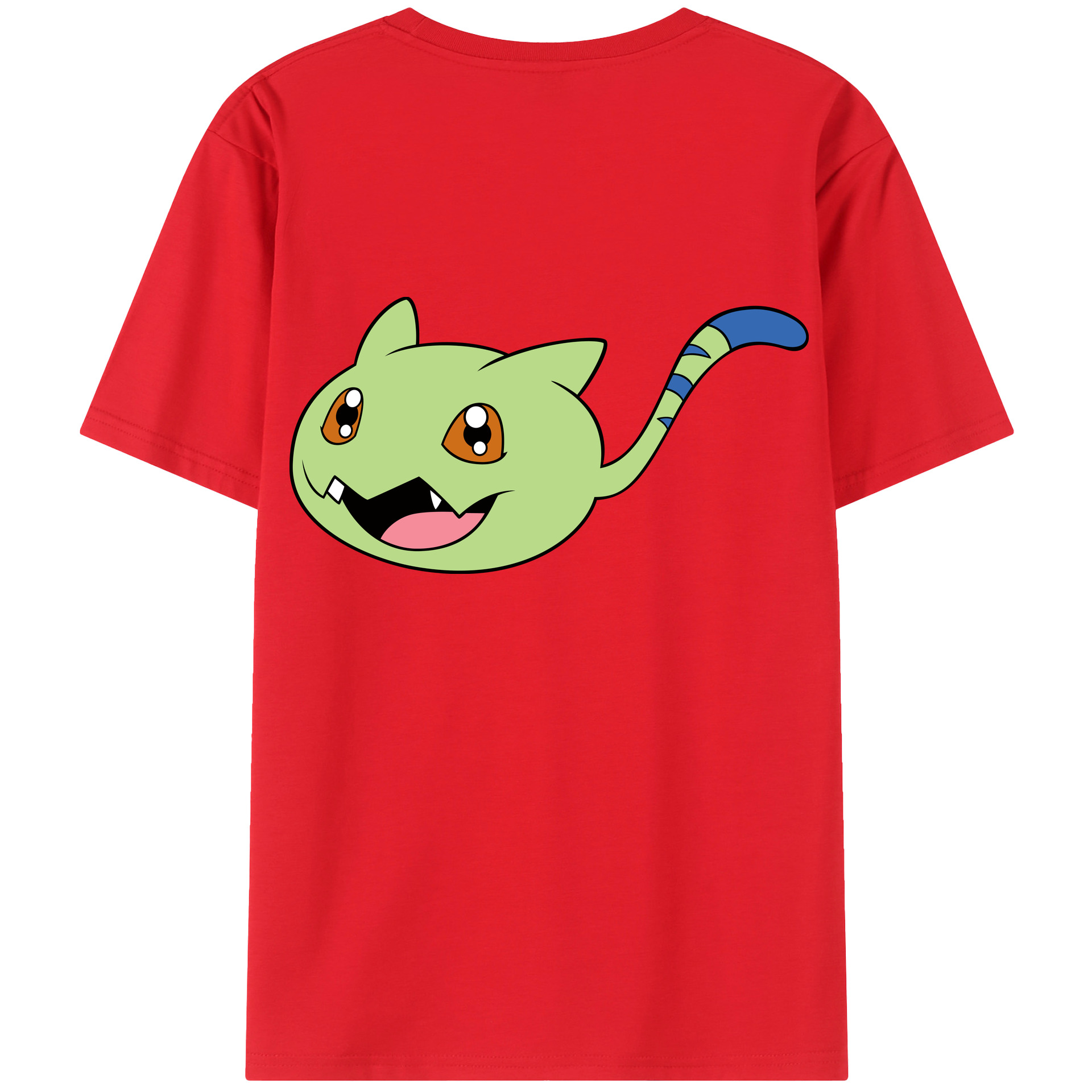 （画像用） Digimon デジタルモンスター/デジモン レディース半袖Tシャツ(バックプリント)