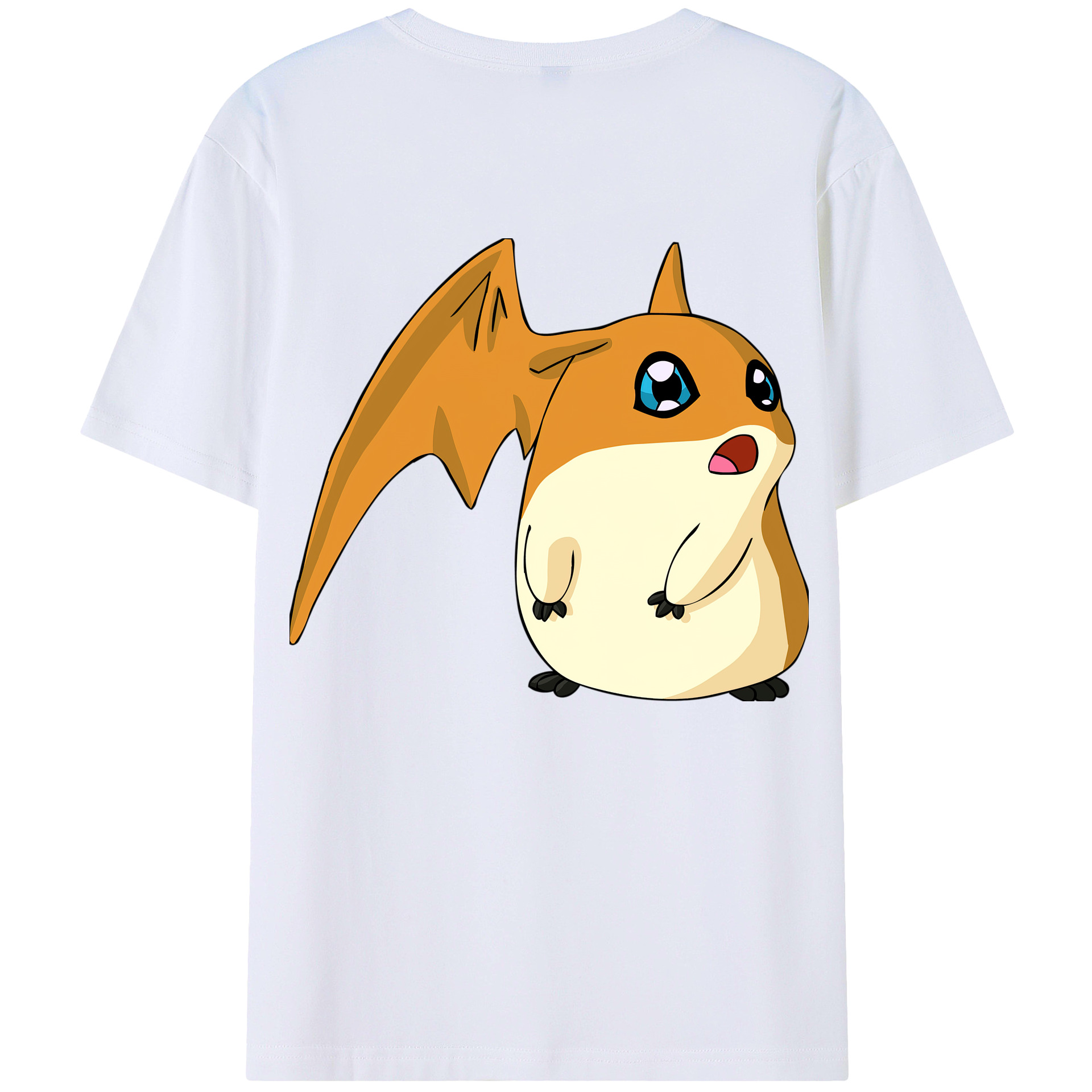 （画像用） Digimon デジタルモンスター/デジモン レディース半袖Tシャツ(バックプリント)