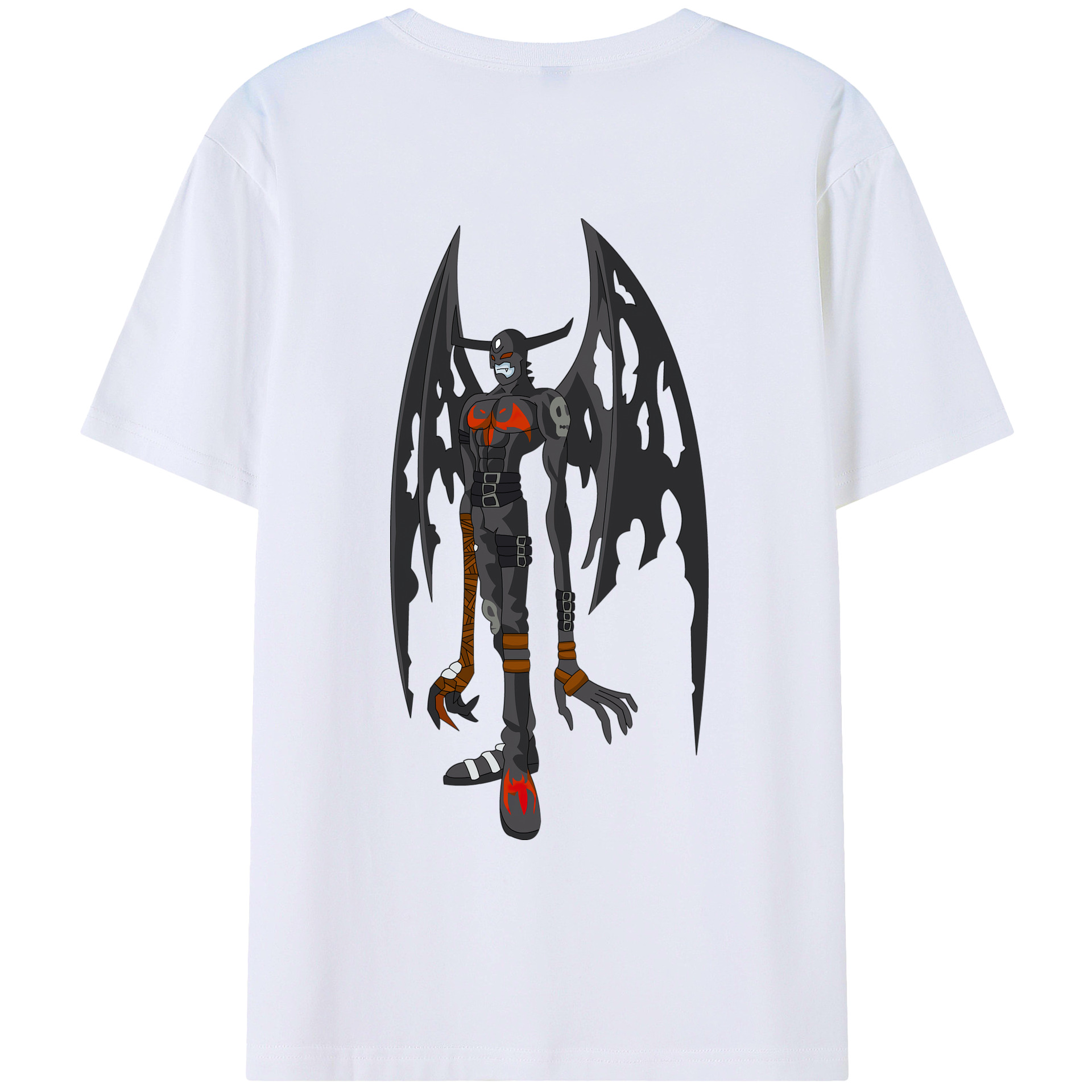 （画像用） Digimon デジタルモンスター/デジモン レディース半袖Tシャツ(バックプリント)