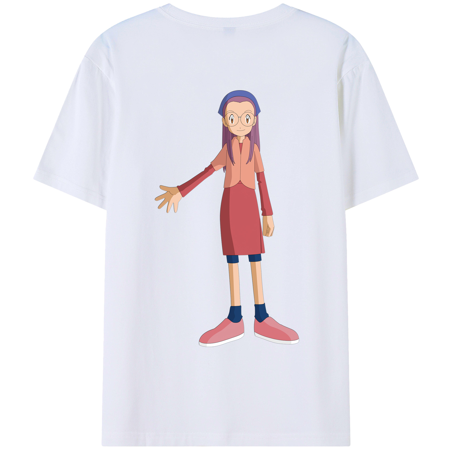 （画像用） Digimon デジタルモンスター/デジモン レディース半袖Tシャツ(バックプリント)