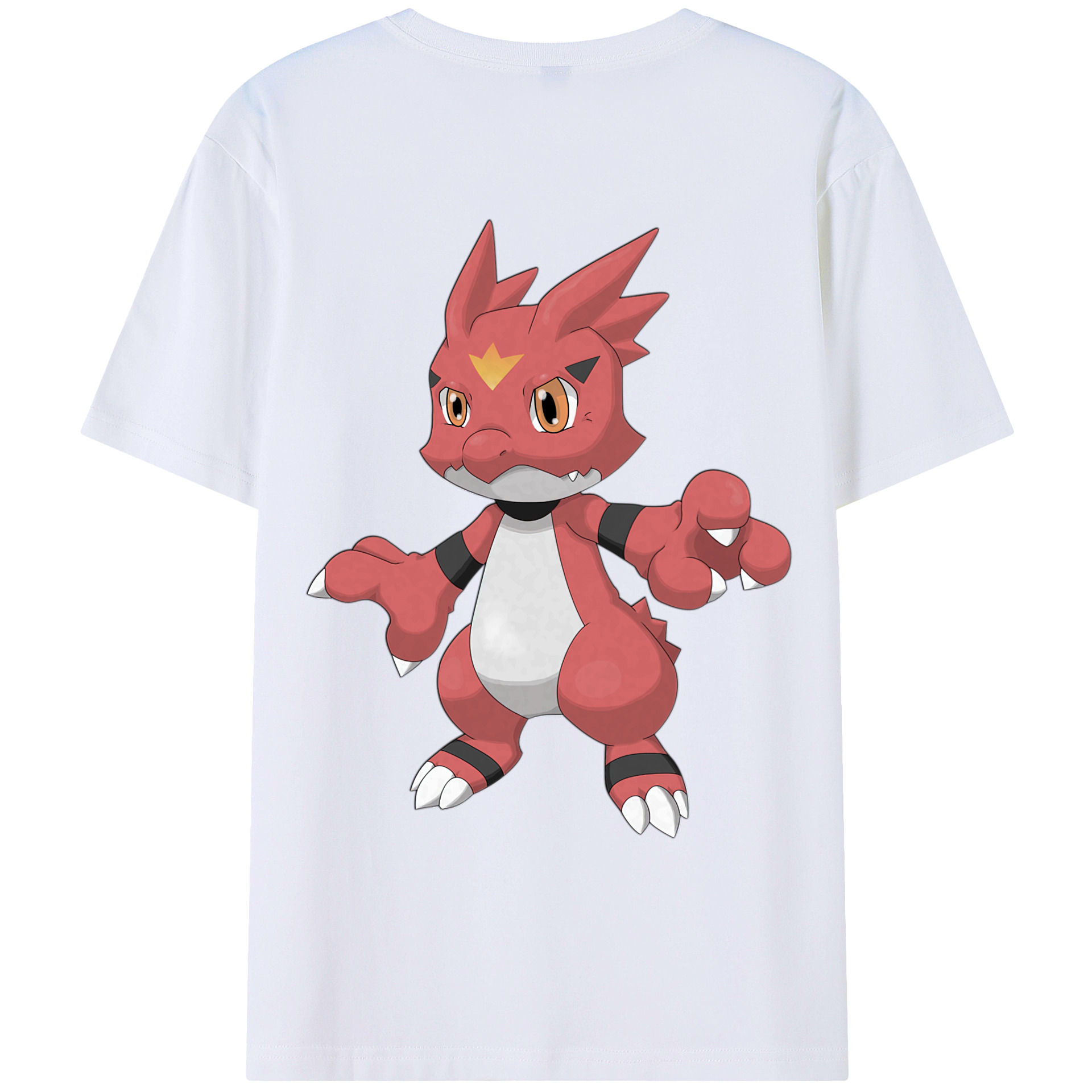 （画像用） Digimon デジタルモンスター/デジモン レディース半袖Tシャツ(バックプリント)