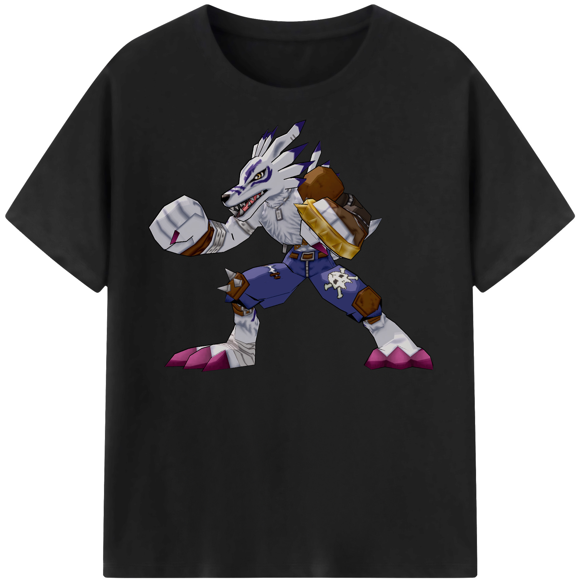 （画像用） Digimon デジタルモンスター/デジモン レディースカジュアルプリントTシャツ（綿100％）