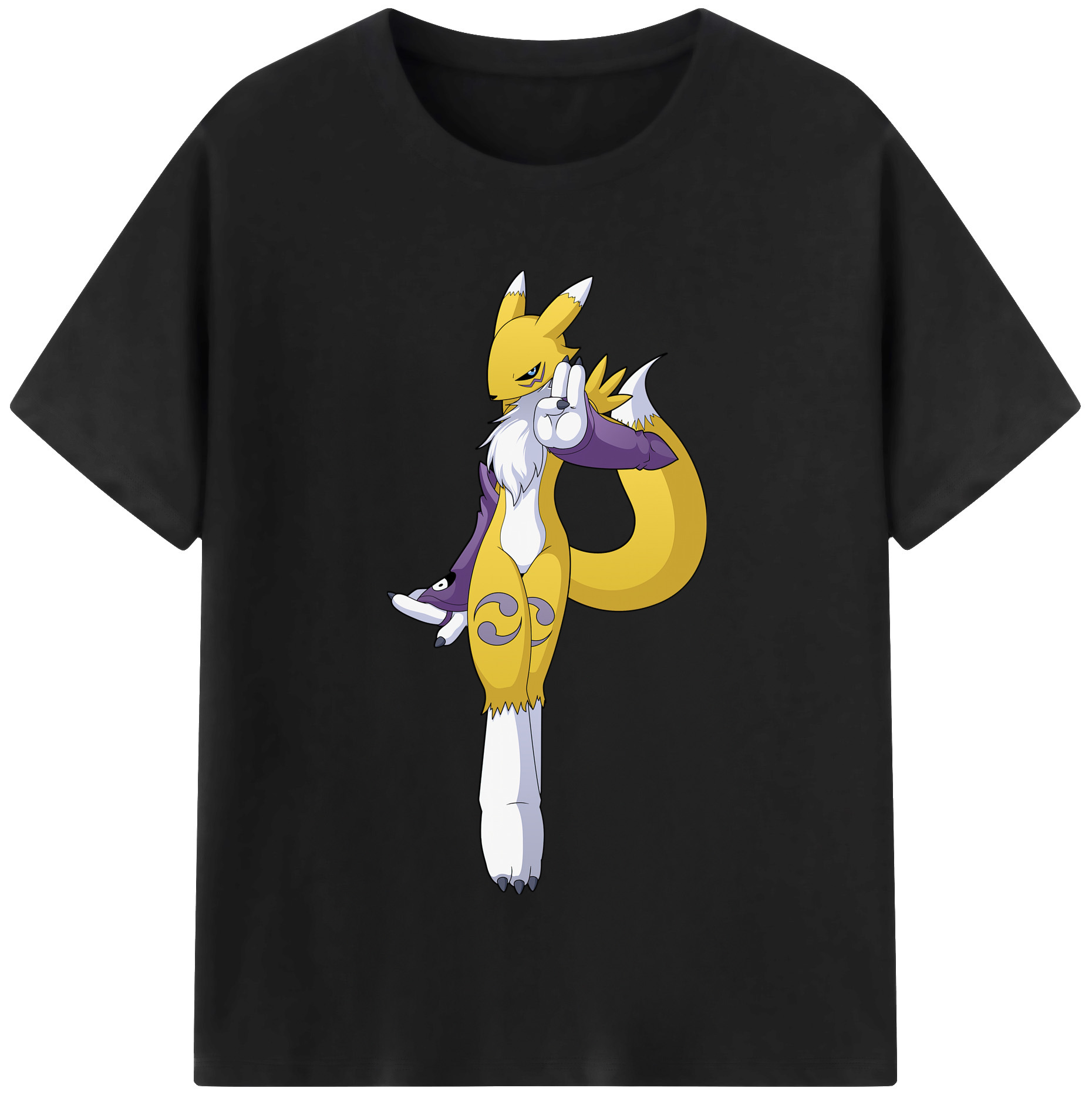 （画像用） Digimon デジタルモンスター/デジモン レディースカジュアルプリントTシャツ（綿100％）