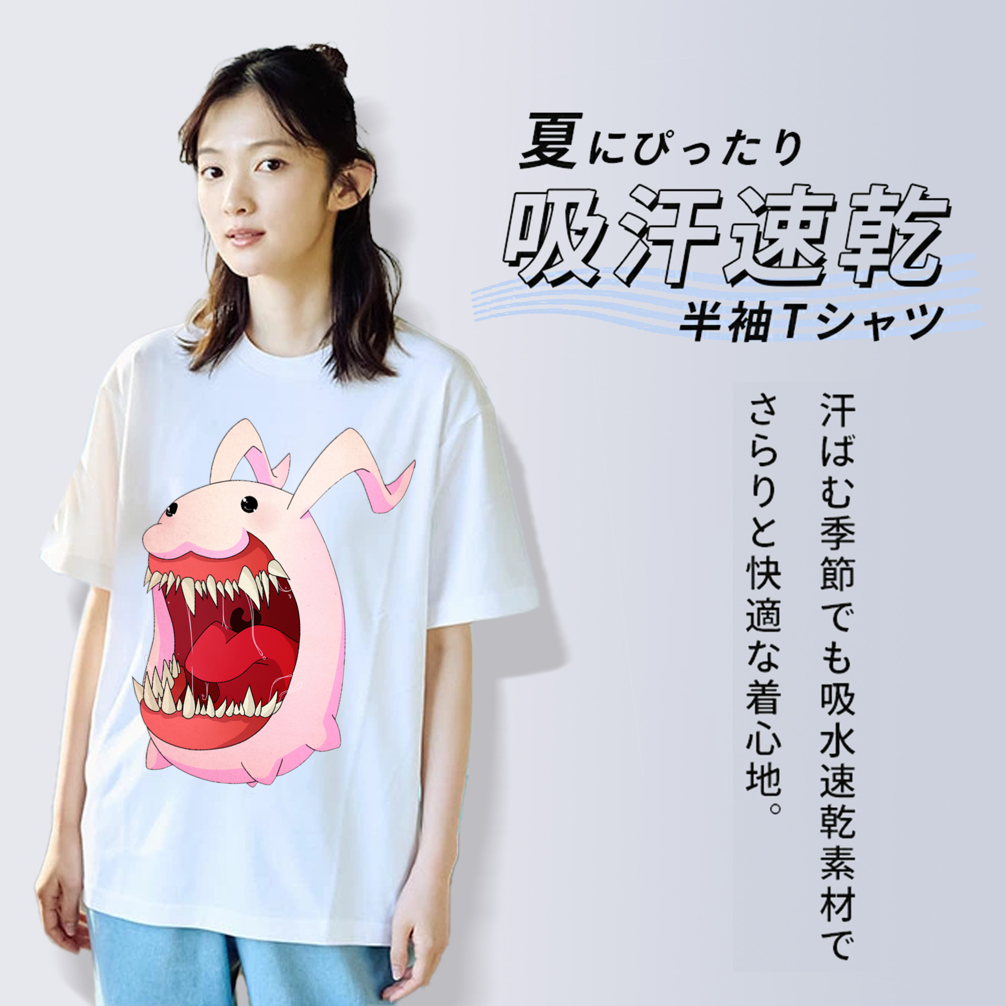 Digimon デジタルモンスター/デジモン レディースカジュアルプリントTシャツ（綿100％）