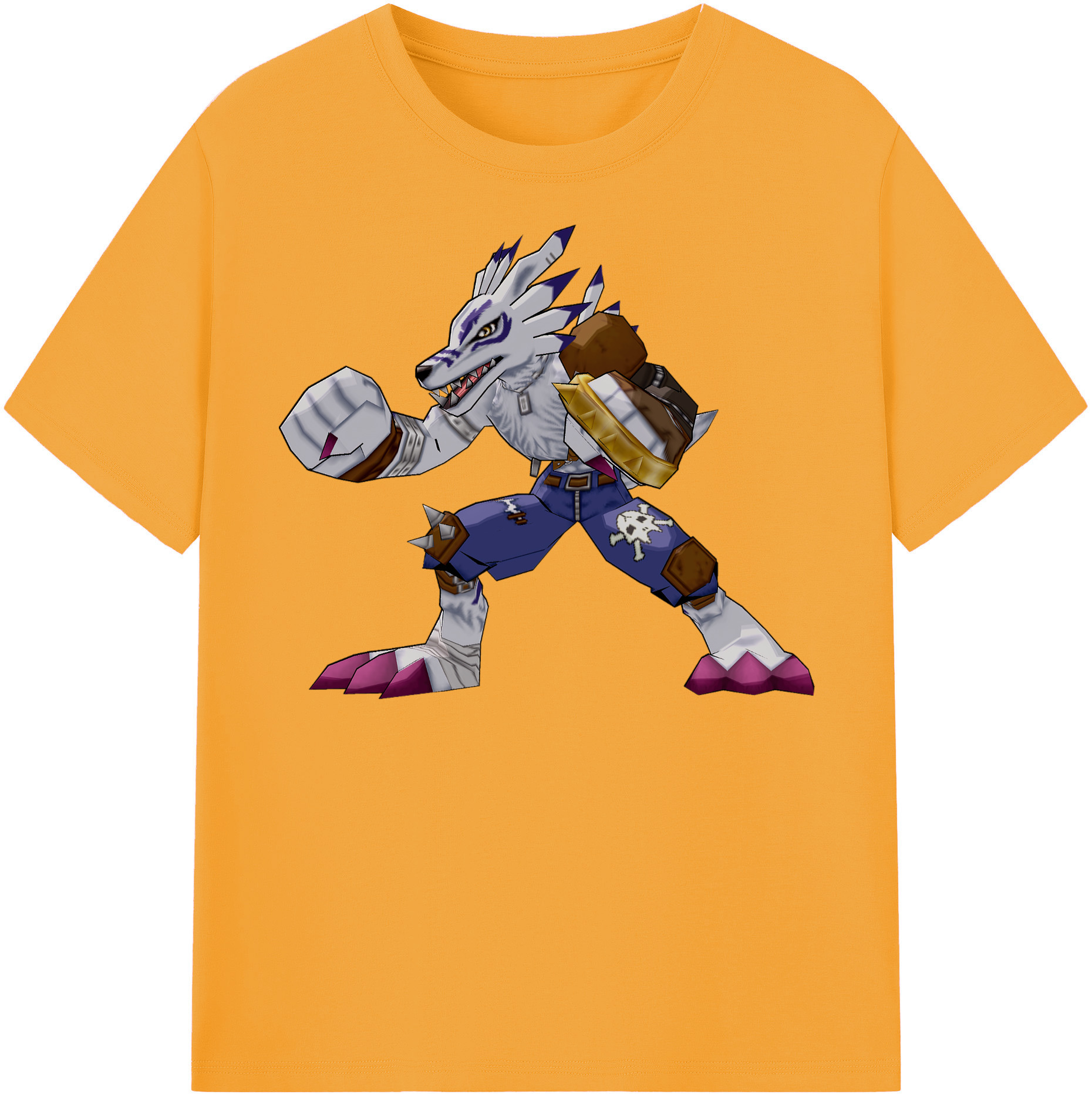 （画像用） Digimon デジタルモンスター/デジモン レディースカジュアルプリントTシャツ（綿100％）