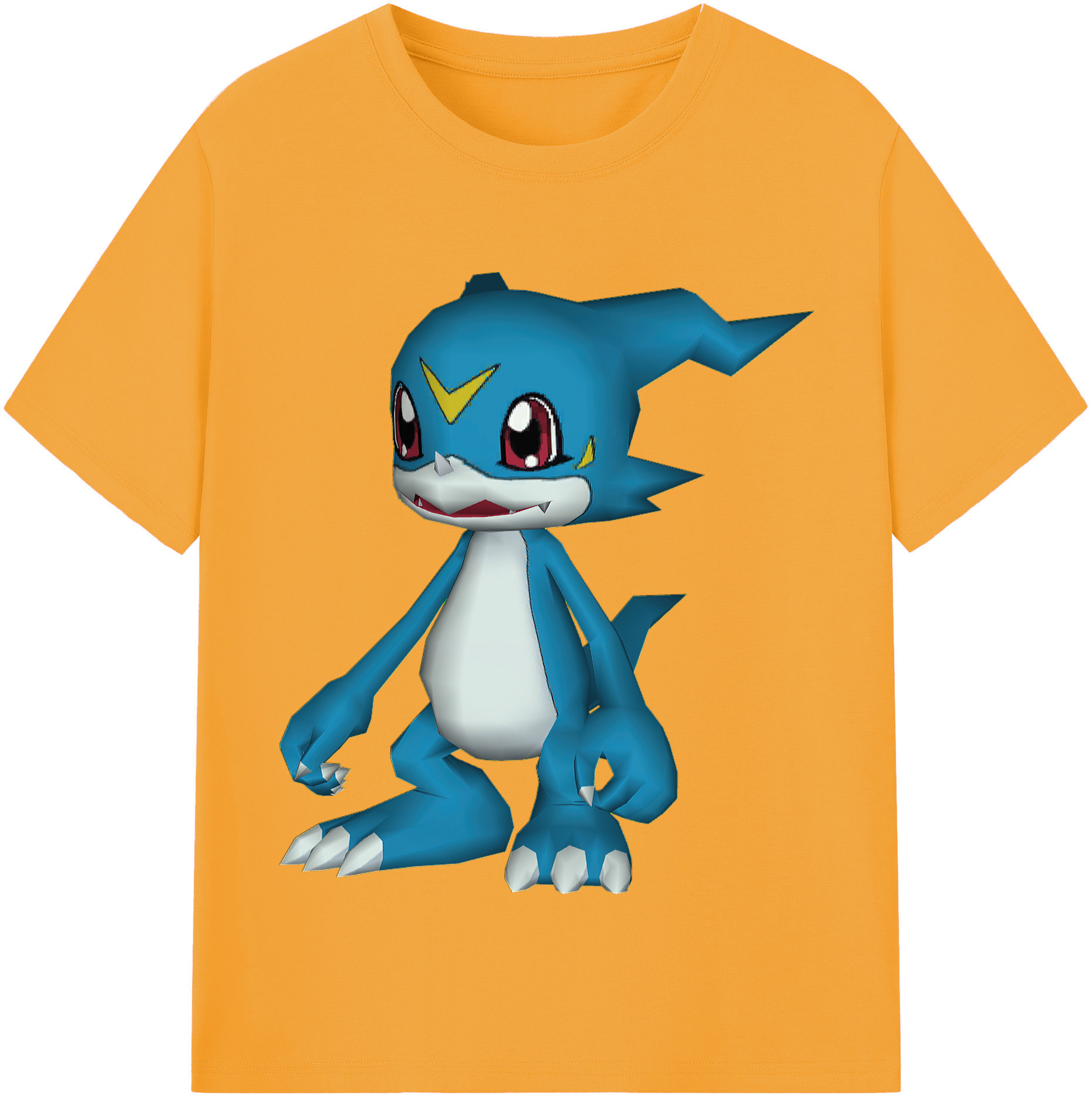 （画像用） Digimon デジタルモンスター/デジモン レディースカジュアルプリントTシャツ（綿100％）