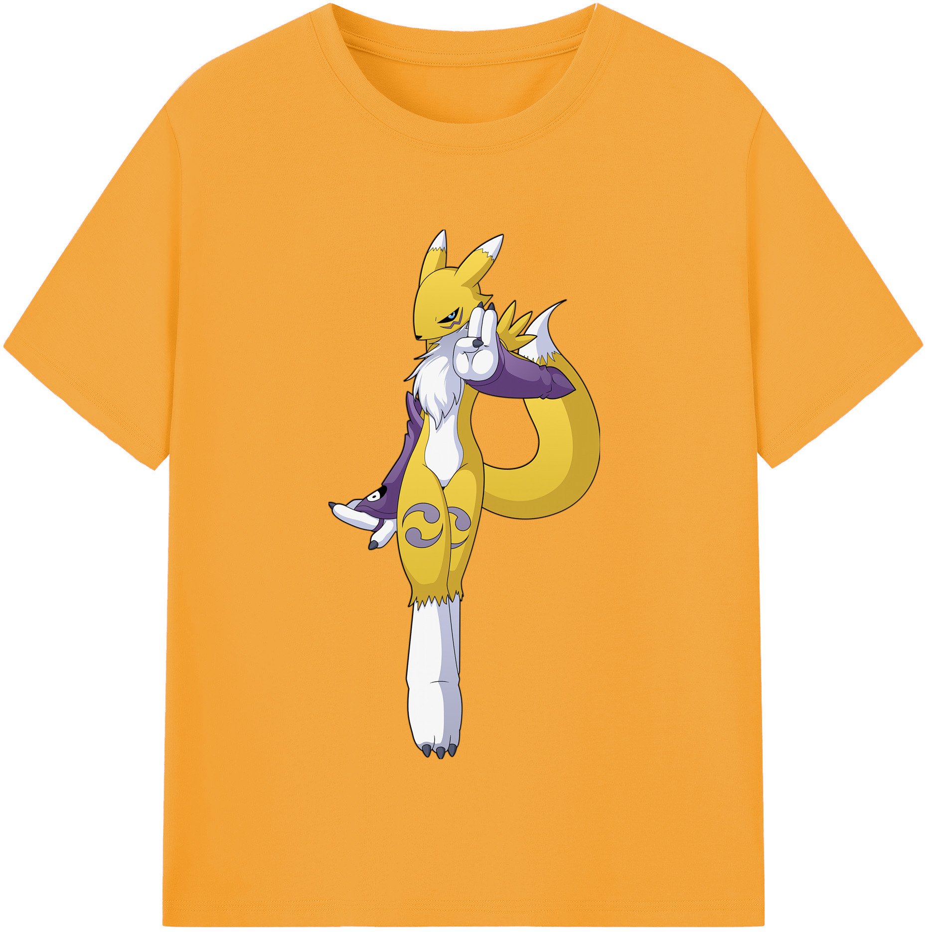 （画像用） Digimon デジタルモンスター/デジモン レディースカジュアルプリントTシャツ（綿100％）