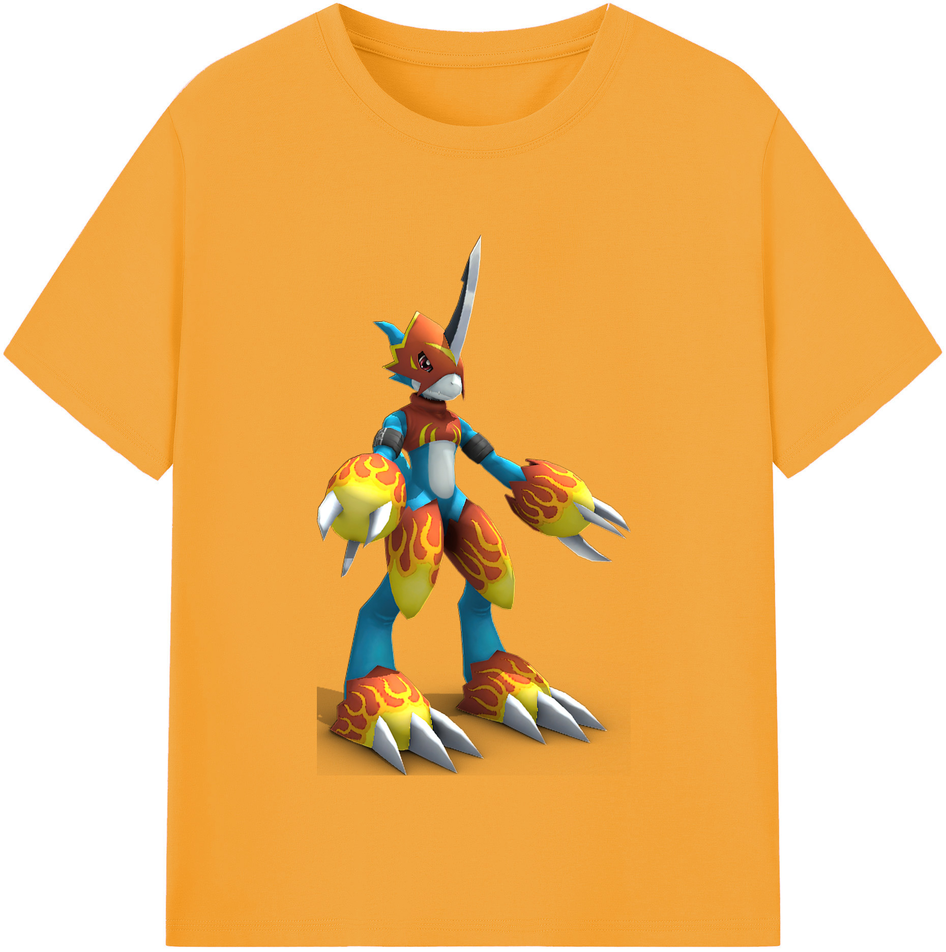 （画像用） Digimon デジタルモンスター/デジモン レディースカジュアルプリントTシャツ（綿100％）
