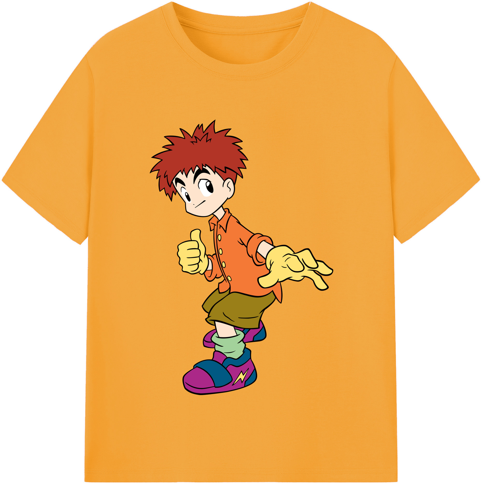（画像用） Digimon デジタルモンスター/デジモン レディースカジュアルプリントTシャツ（綿100％）