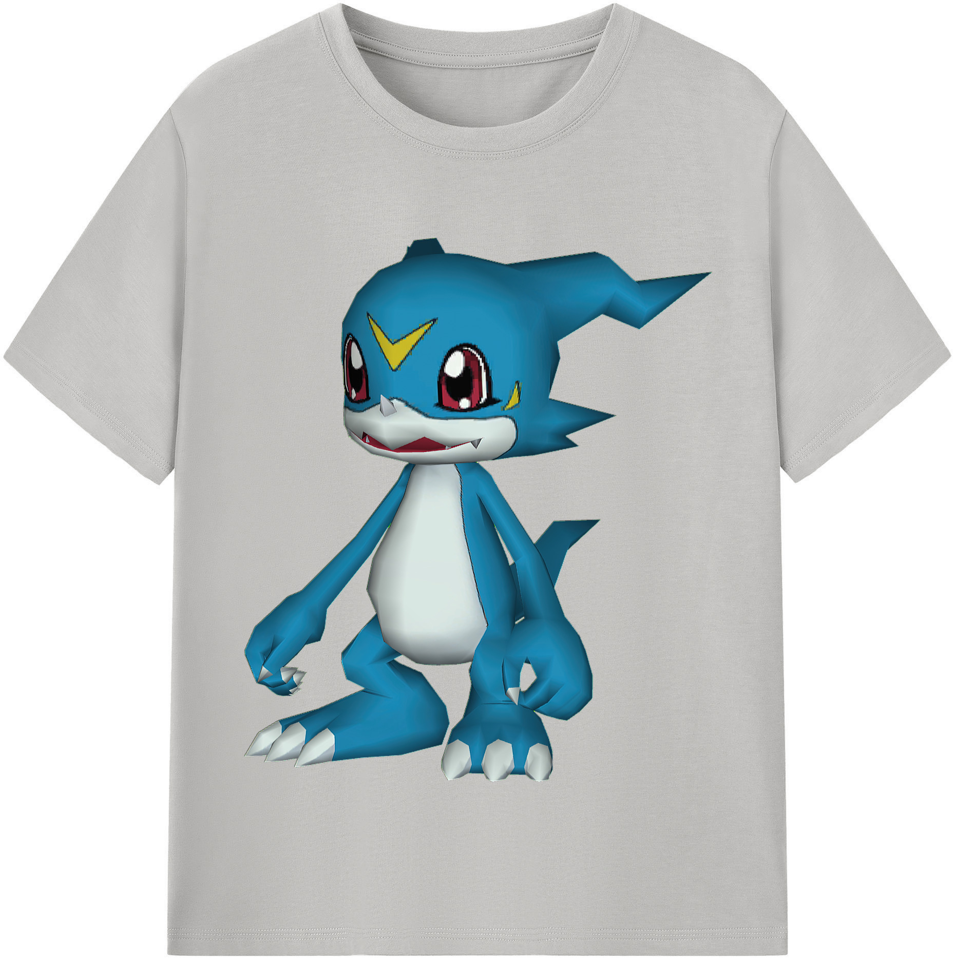 （画像用） Digimon デジタルモンスター/デジモン レディースカジュアルプリントTシャツ（綿100％）