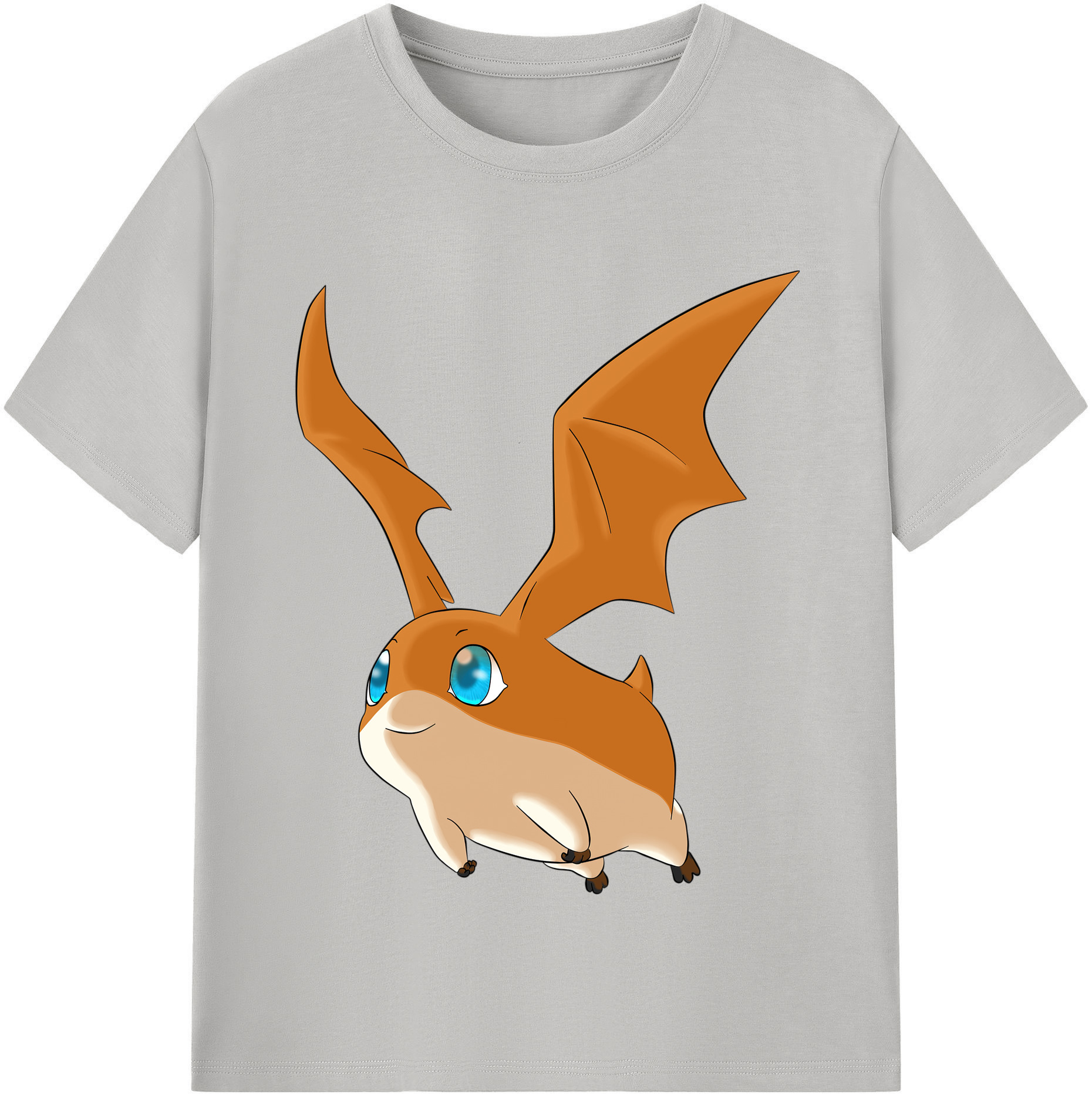 （画像用） Digimon デジタルモンスター/デジモン レディースカジュアルプリントTシャツ（綿100％）