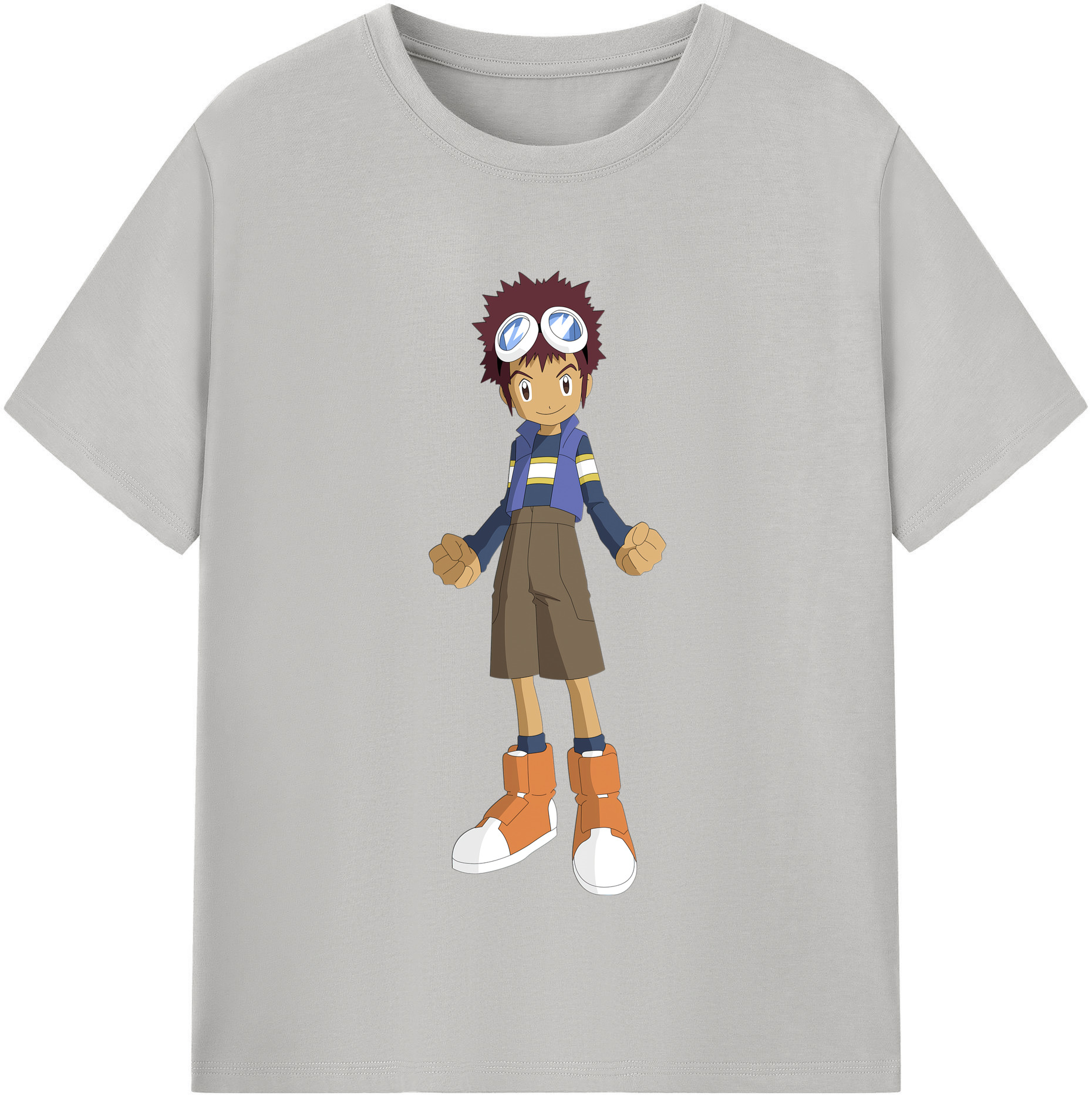 （画像用） Digimon デジタルモンスター/デジモン レディースカジュアルプリントTシャツ（綿100％）
