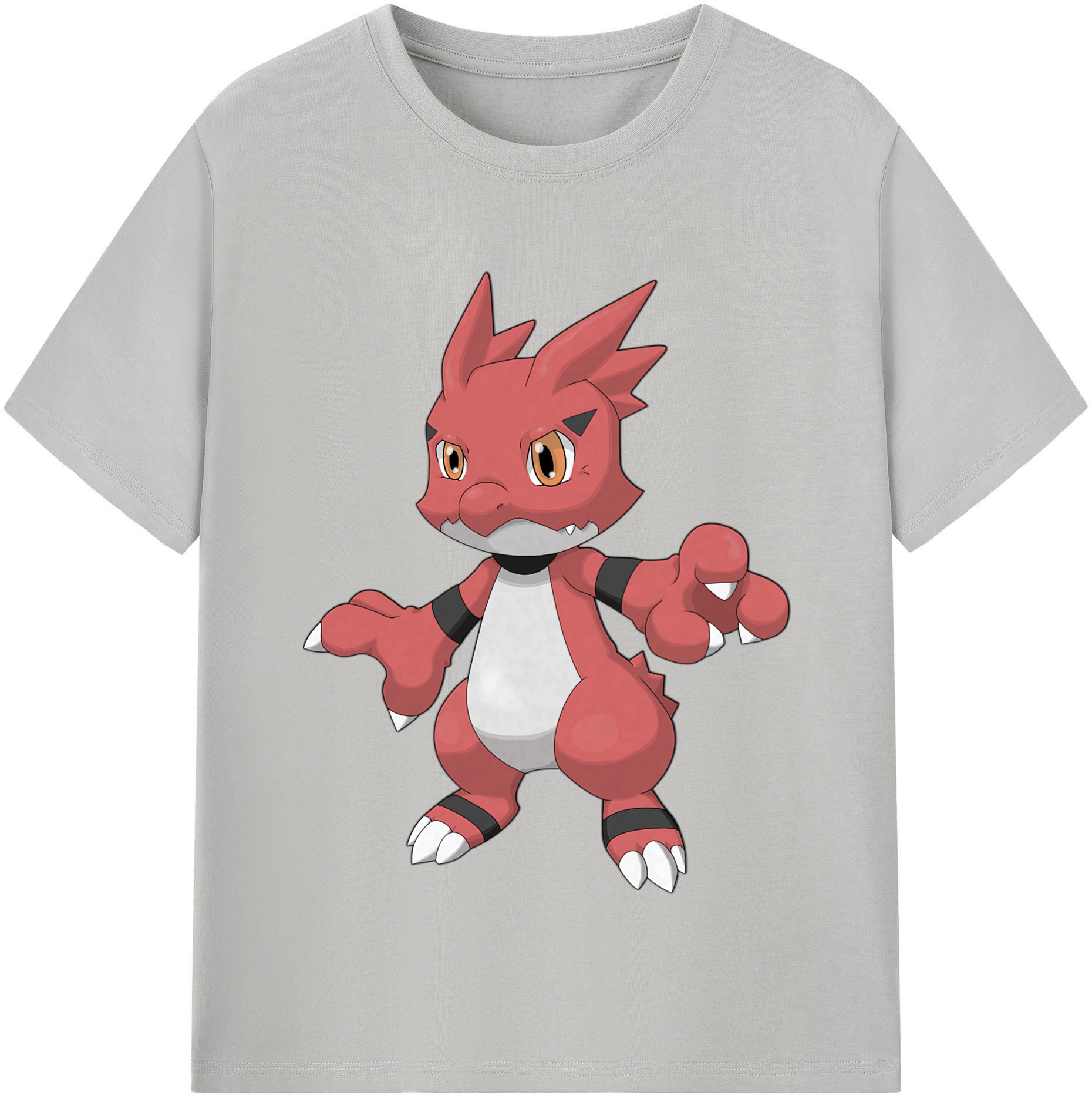 （画像用） Digimon デジタルモンスター/デジモン レディースカジュアルプリントTシャツ（綿100％）