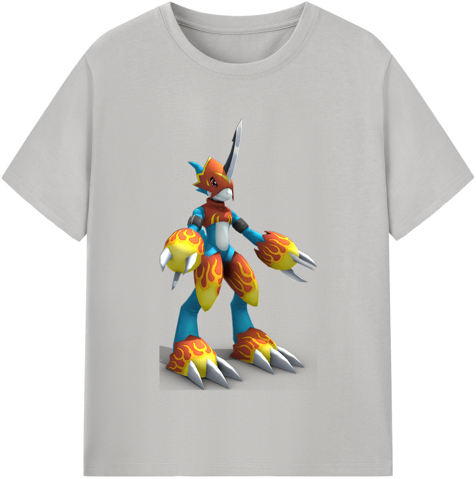 （画像用） Digimon デジタルモンスター/デジモン レディースカジュアルプリントTシャツ（綿100％）