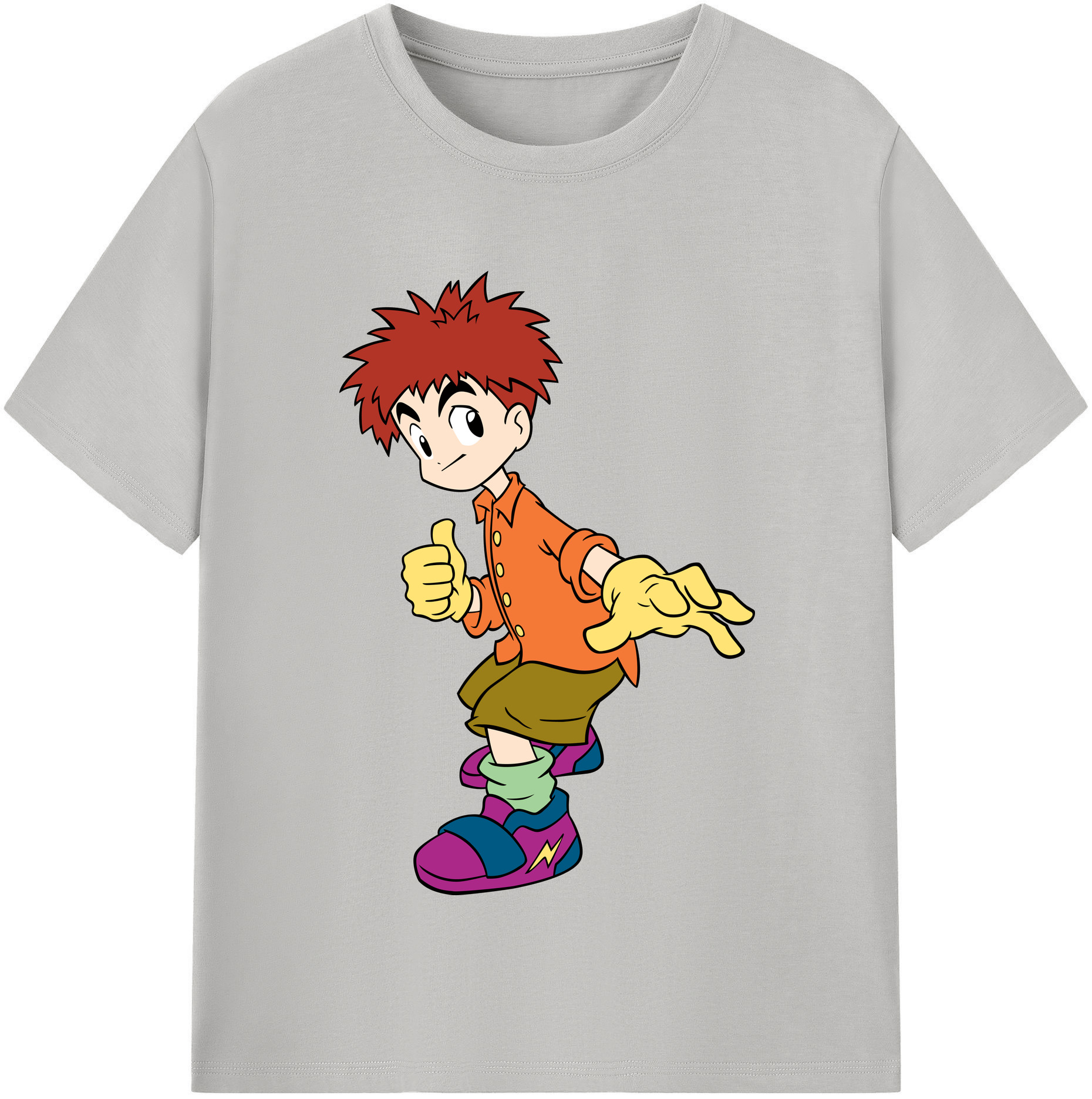 （画像用） Digimon デジタルモンスター/デジモン レディースカジュアルプリントTシャツ（綿100％）