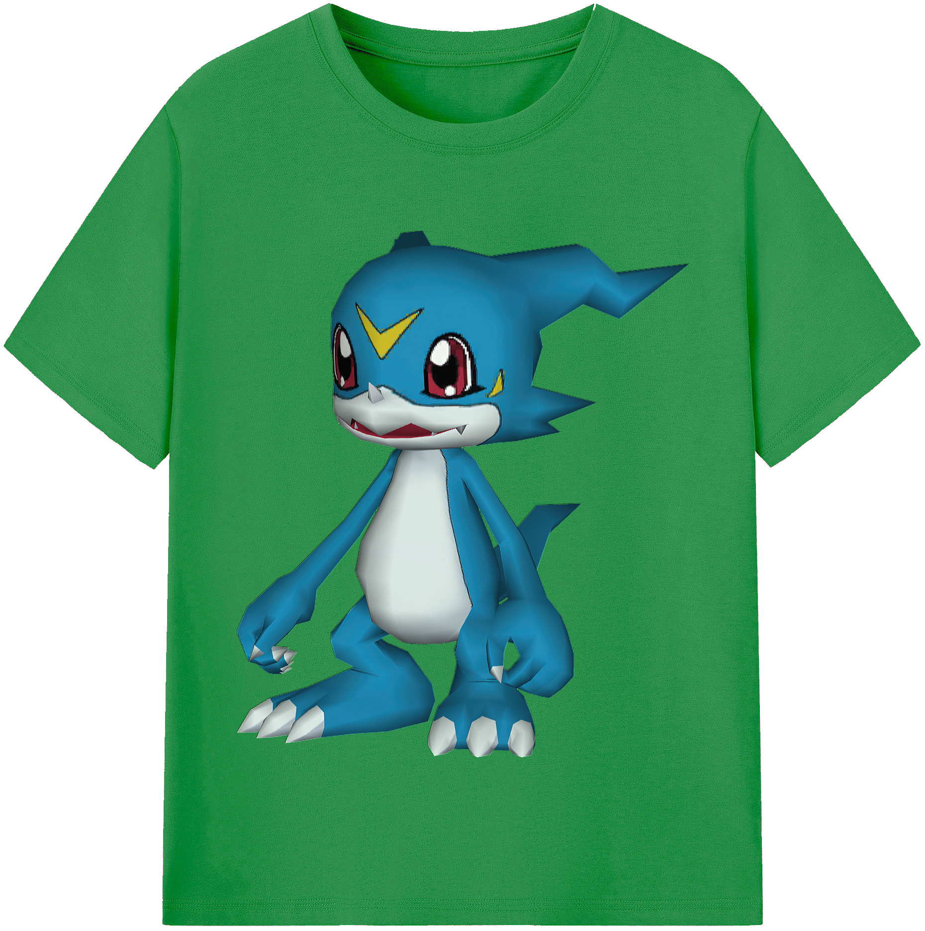 （画像用） Digimon デジタルモンスター/デジモン レディースカジュアルプリントTシャツ（綿100％）