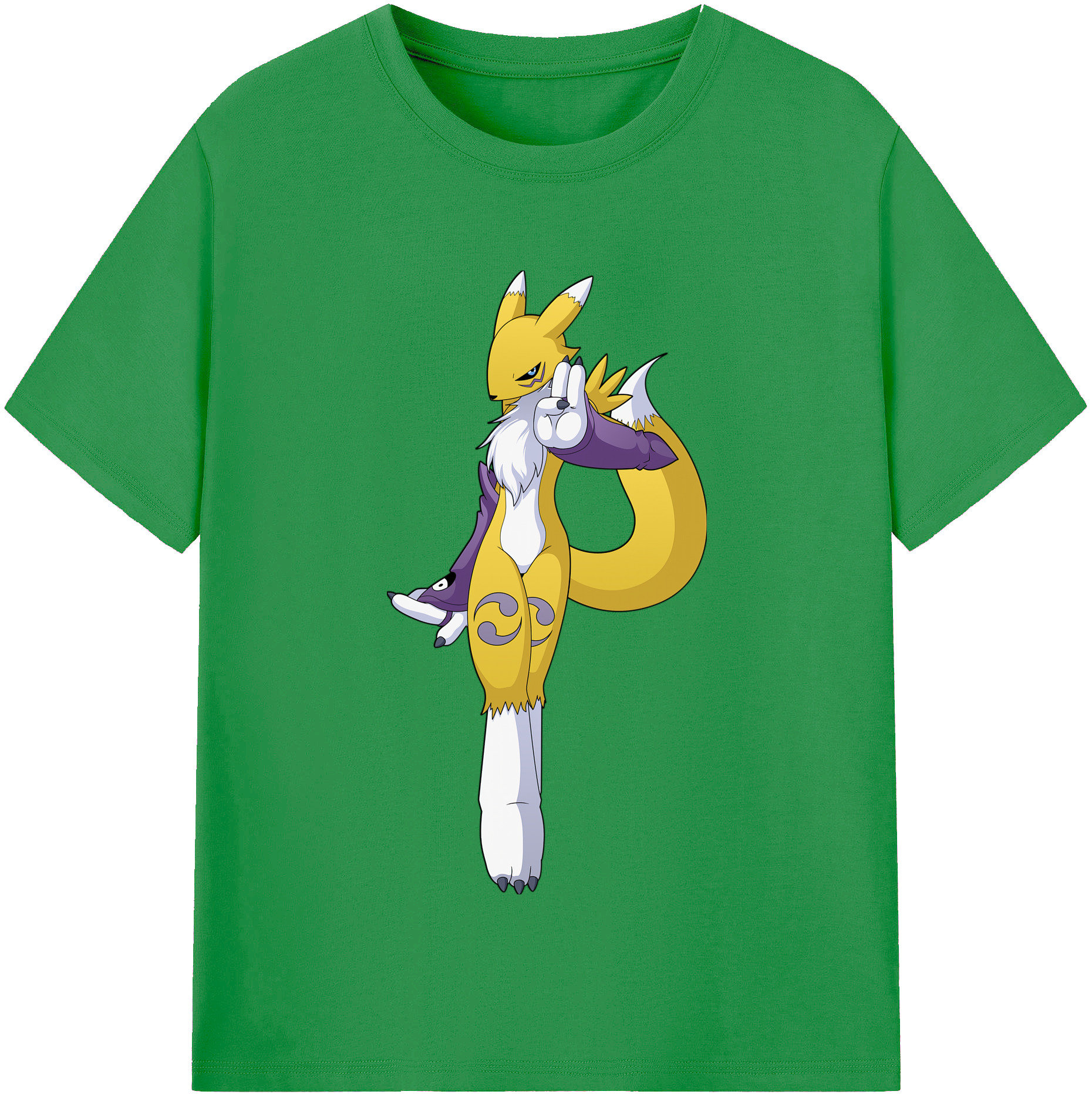 （画像用） Digimon デジタルモンスター/デジモン レディースカジュアルプリントTシャツ（綿100％）