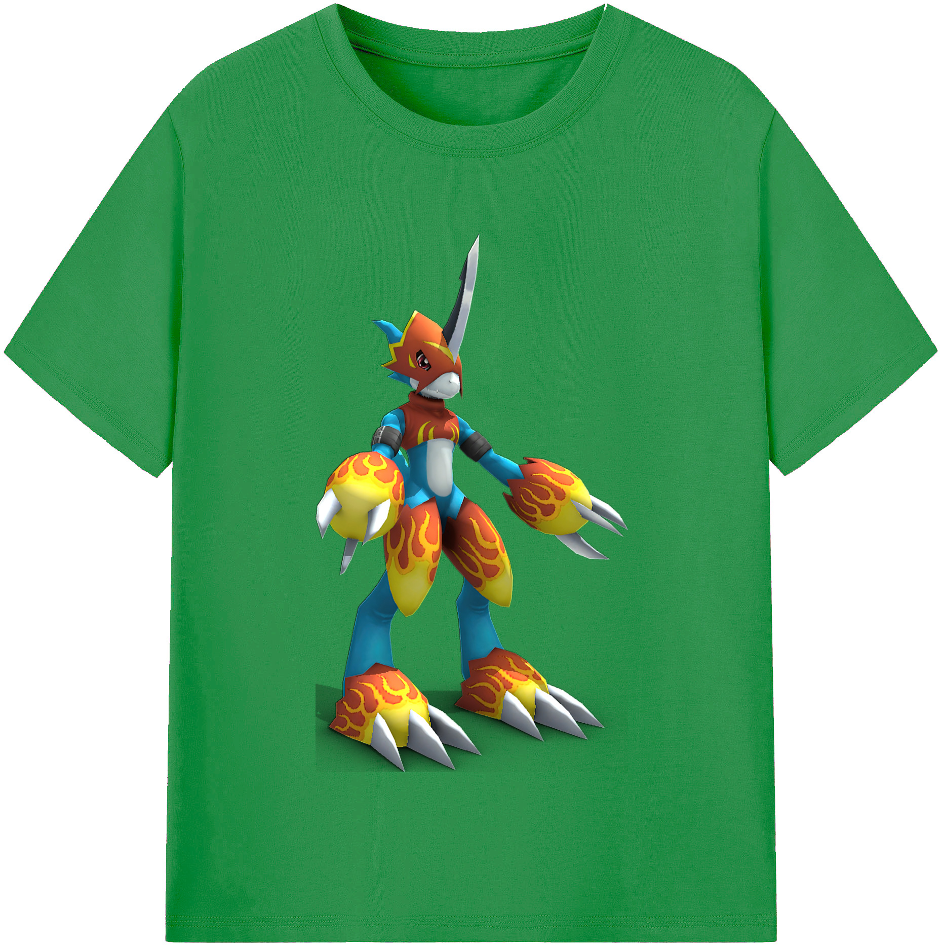 （画像用） Digimon デジタルモンスター/デジモン レディースカジュアルプリントTシャツ（綿100％）