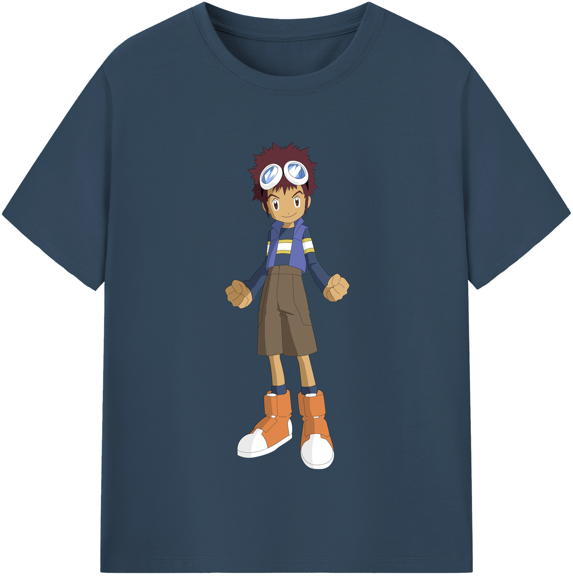 （画像用） Digimon デジタルモンスター/デジモン レディースカジュアルプリントTシャツ（綿100％）