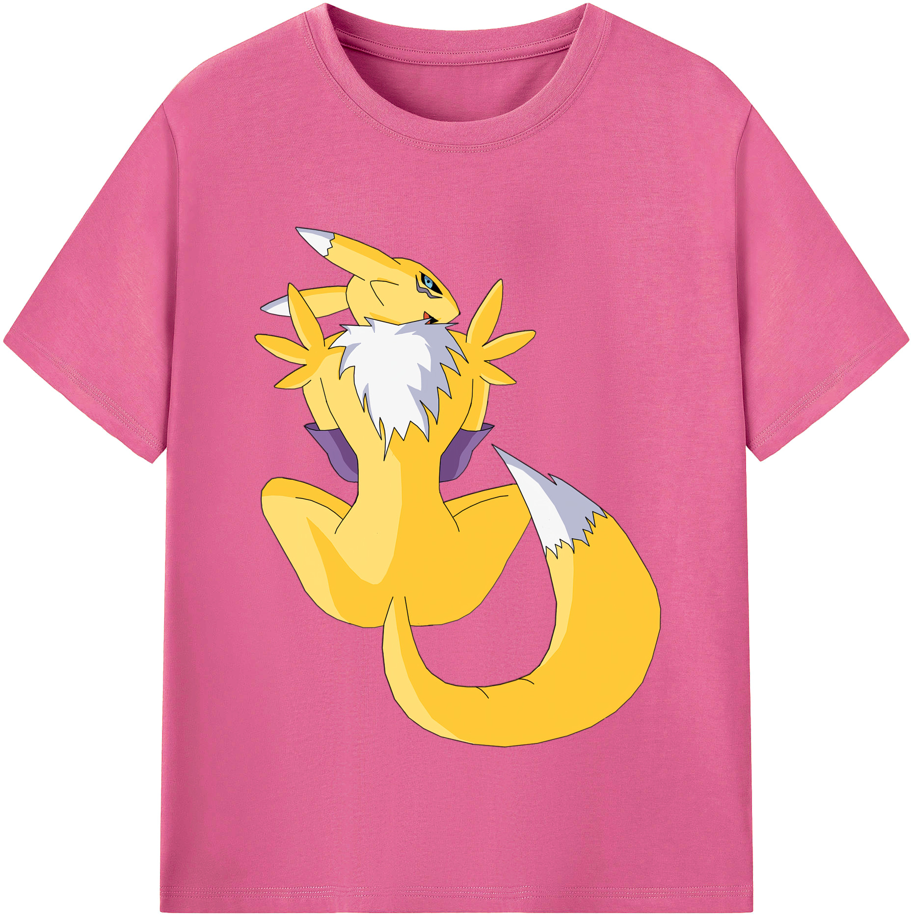 （画像用） Digimon デジタルモンスター/デジモン レディースカジュアルプリントTシャツ（綿100％）