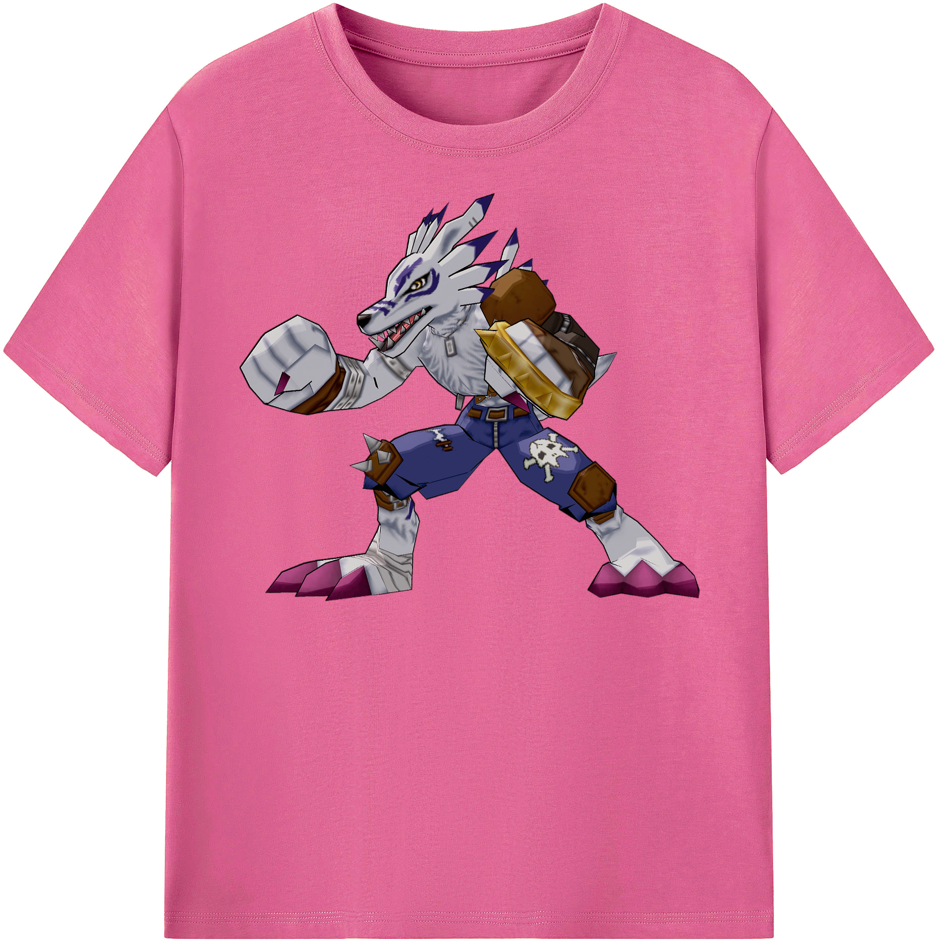 （画像用） Digimon デジタルモンスター/デジモン レディースカジュアルプリントTシャツ（綿100％）