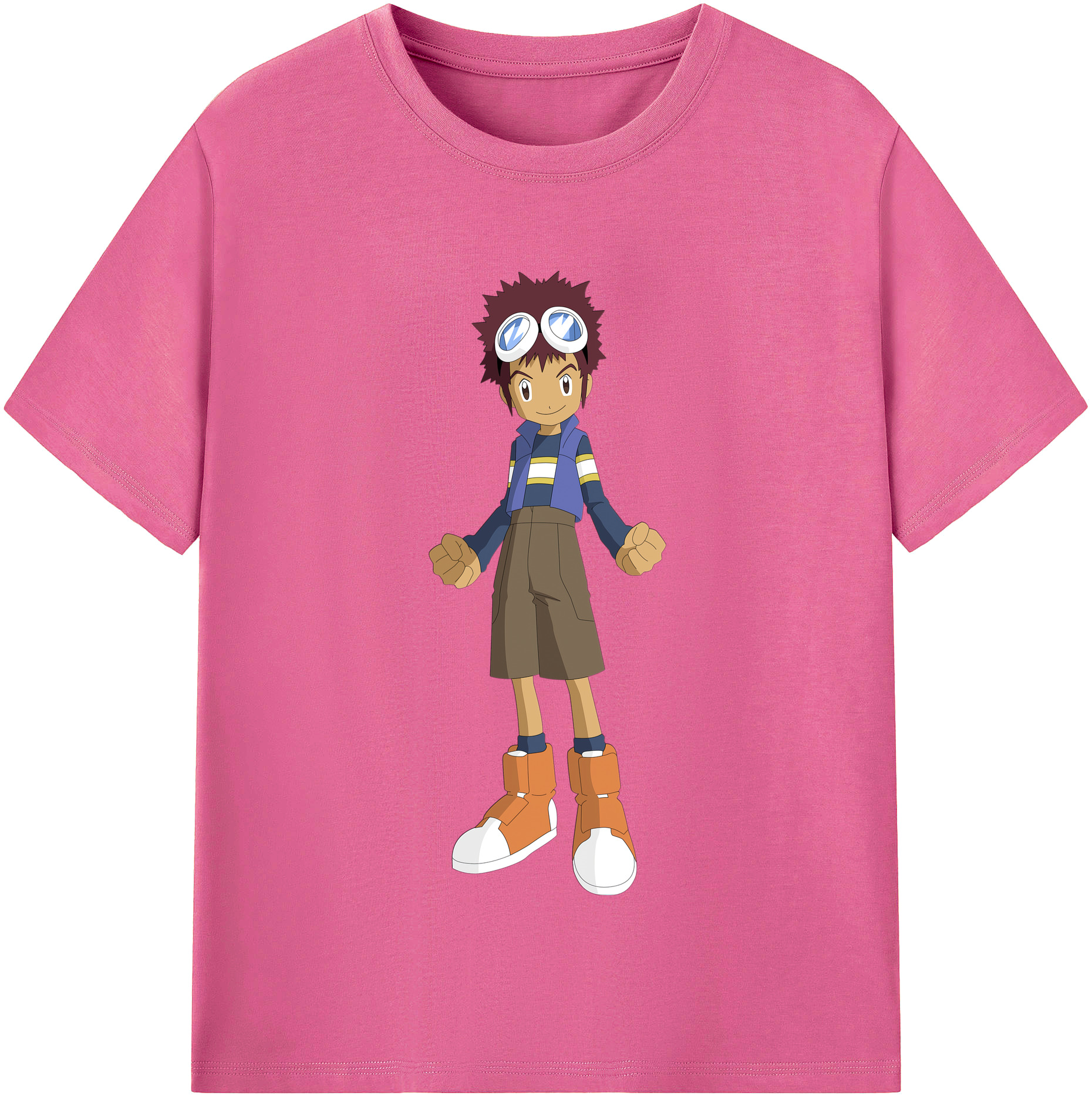 （画像用） Digimon デジタルモンスター/デジモン レディースカジュアルプリントTシャツ（綿100％）