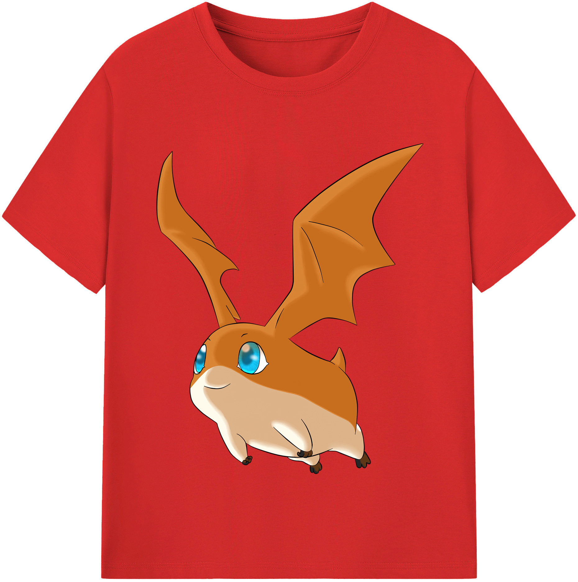 （画像用） Digimon デジタルモンスター/デジモン レディースカジュアルプリントTシャツ（綿100％）