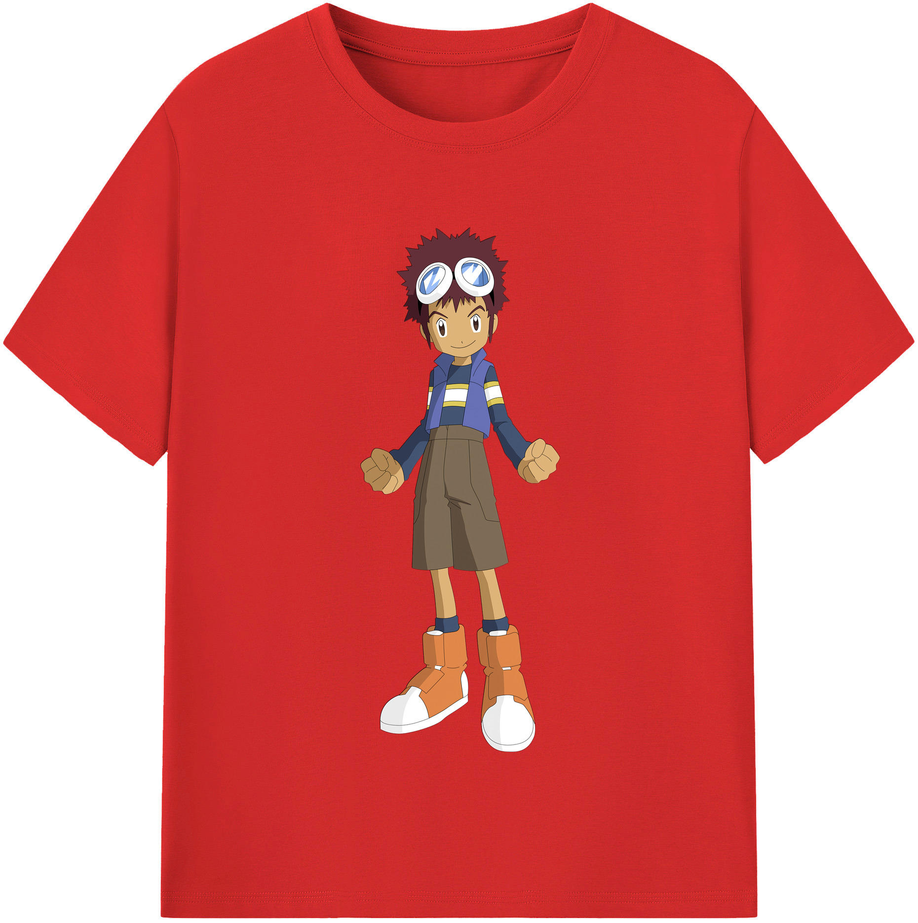 （画像用） Digimon デジタルモンスター/デジモン レディースカジュアルプリントTシャツ（綿100％）