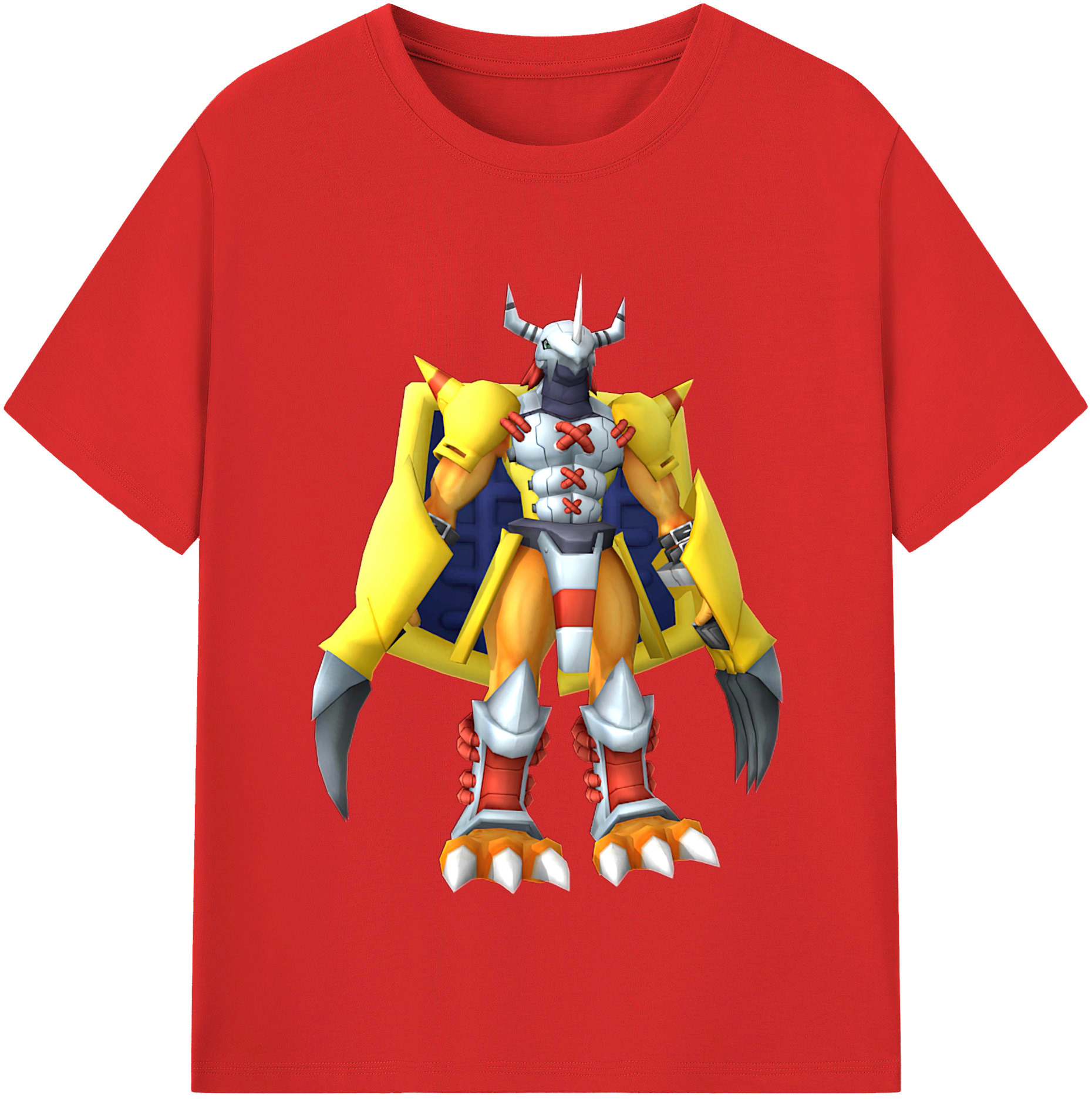 （画像用） Digimon デジタルモンスター/デジモン レディースカジュアルプリントTシャツ（綿100％）