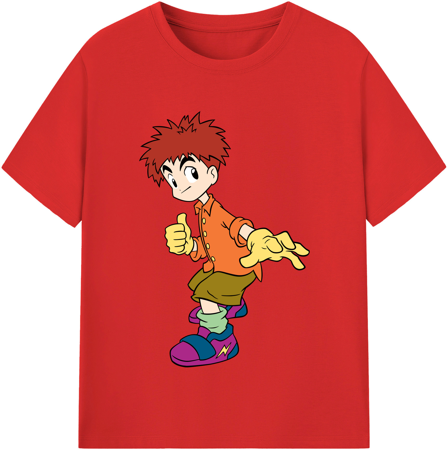 （画像用） Digimon デジタルモンスター/デジモン レディースカジュアルプリントTシャツ（綿100％）