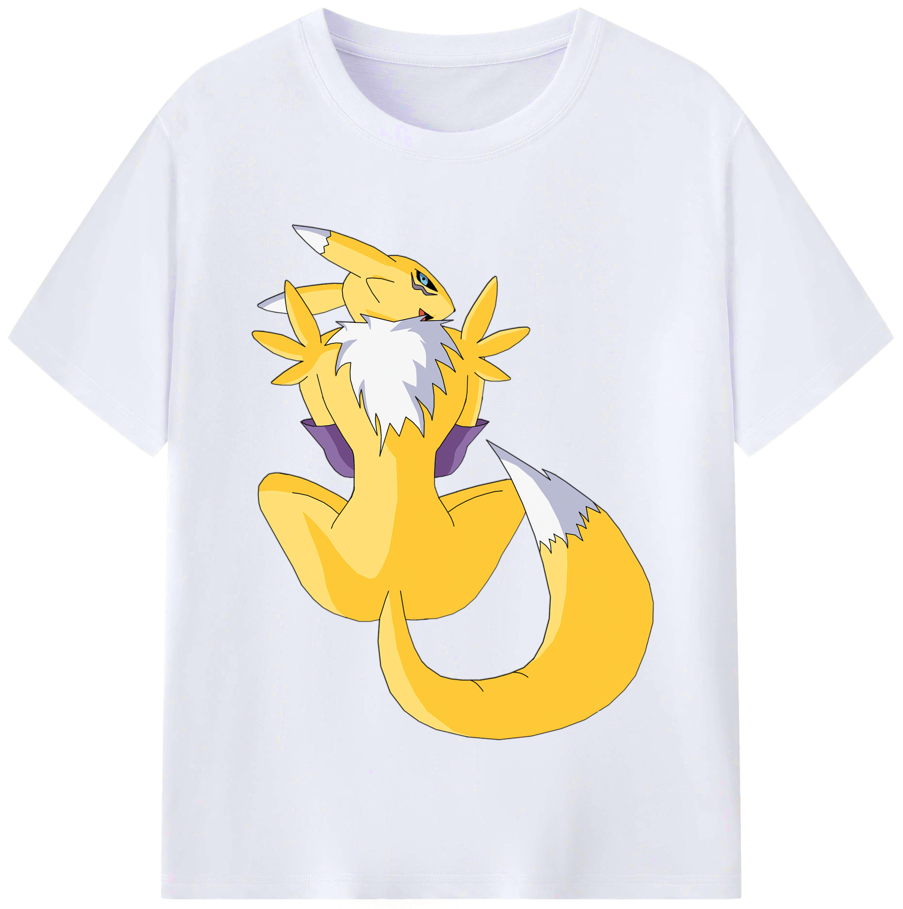 （画像用） Digimon デジタルモンスター/デジモン レディースカジュアルプリントTシャツ（綿100％）