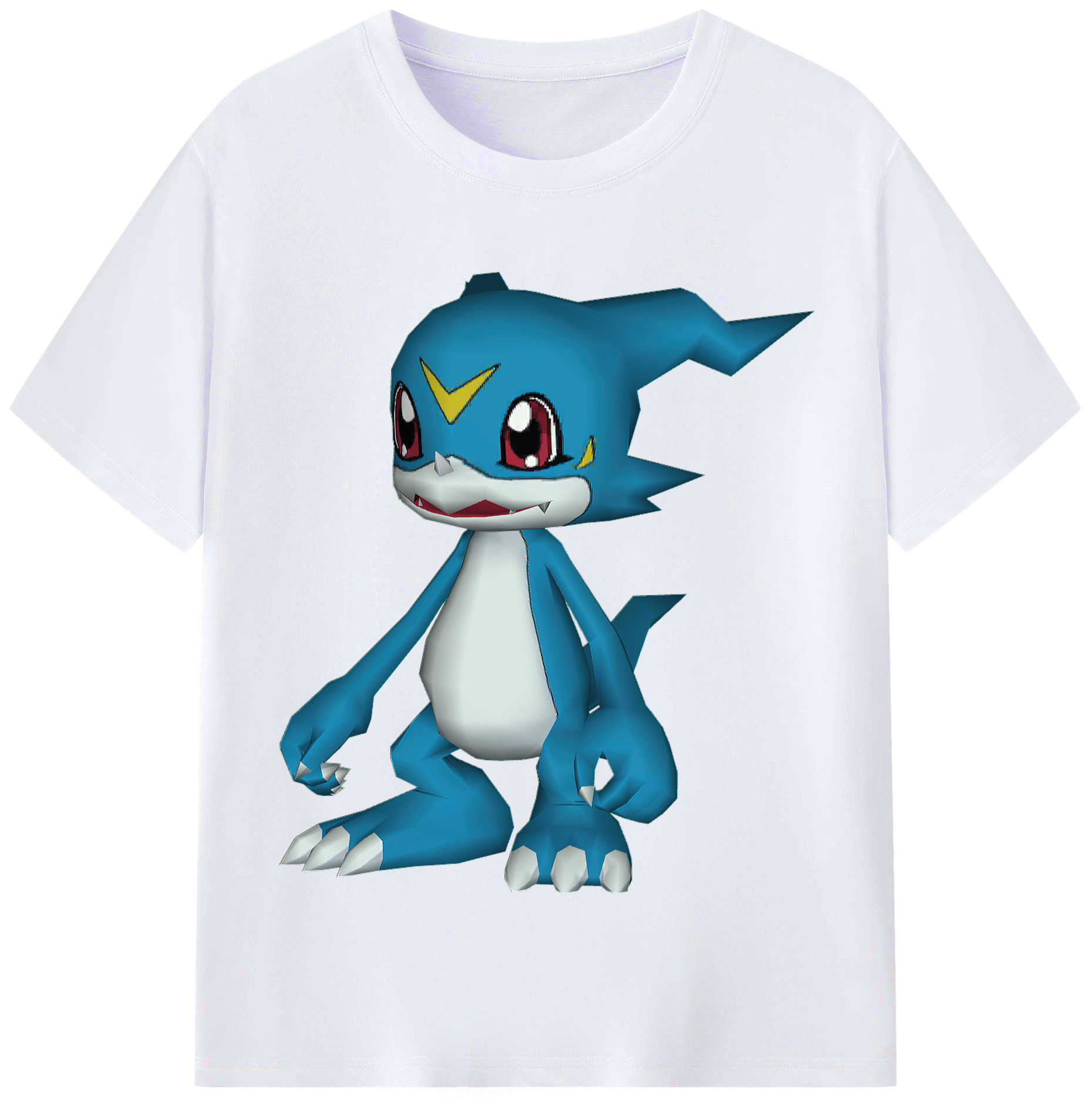（画像用） Digimon デジタルモンスター/デジモン レディースカジュアルプリントTシャツ（綿100％）