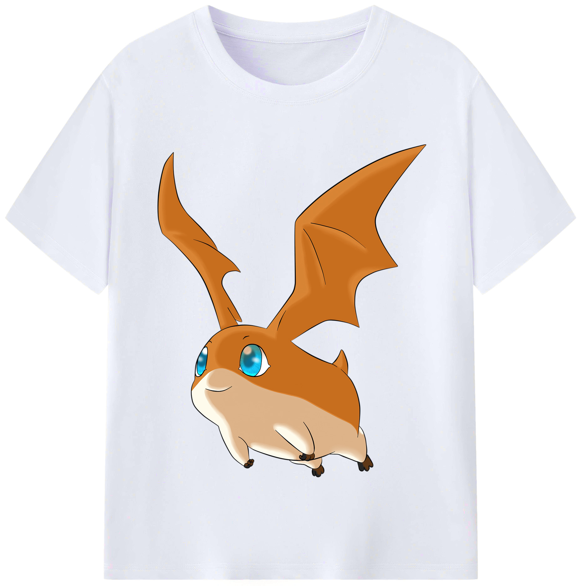 （画像用） Digimon デジタルモンスター/デジモン レディースカジュアルプリントTシャツ（綿100％）