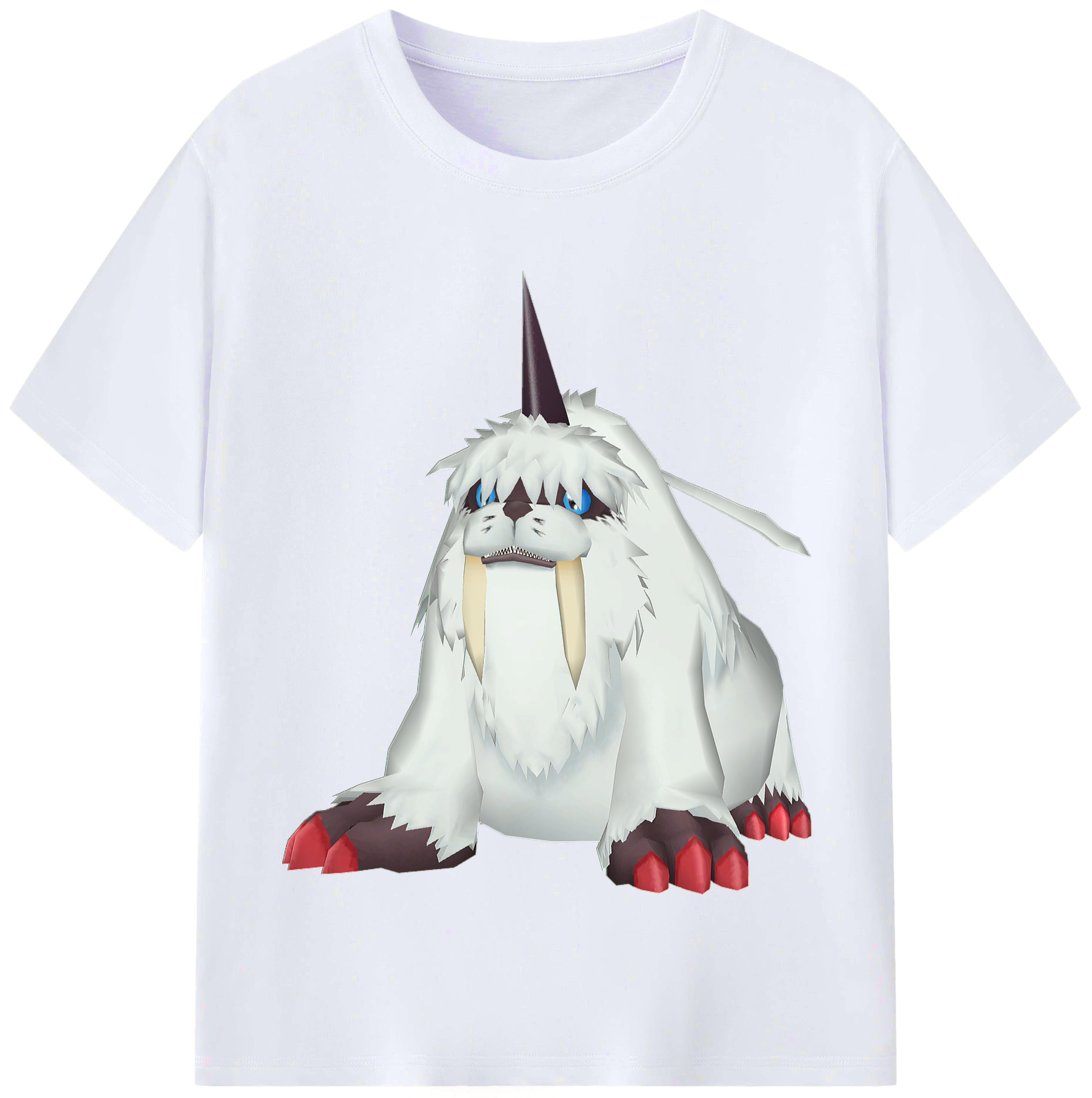 （画像用） Digimon デジタルモンスター/デジモン レディースカジュアルプリントTシャツ（綿100％）