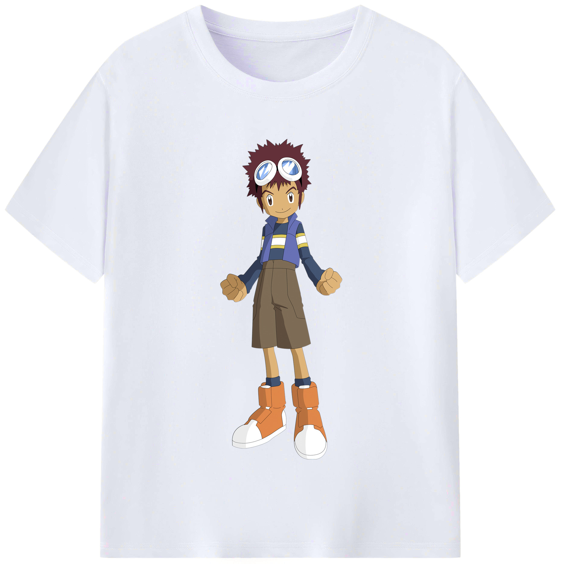 （画像用） Digimon デジタルモンスター/デジモン レディースカジュアルプリントTシャツ（綿100％）