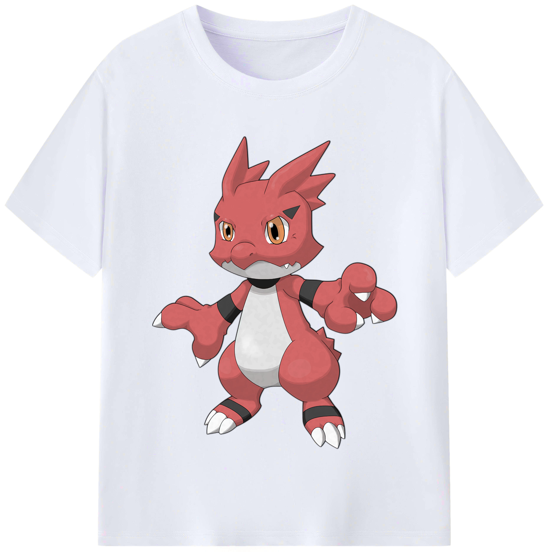 （画像用） Digimon デジタルモンスター/デジモン レディースカジュアルプリントTシャツ（綿100％）