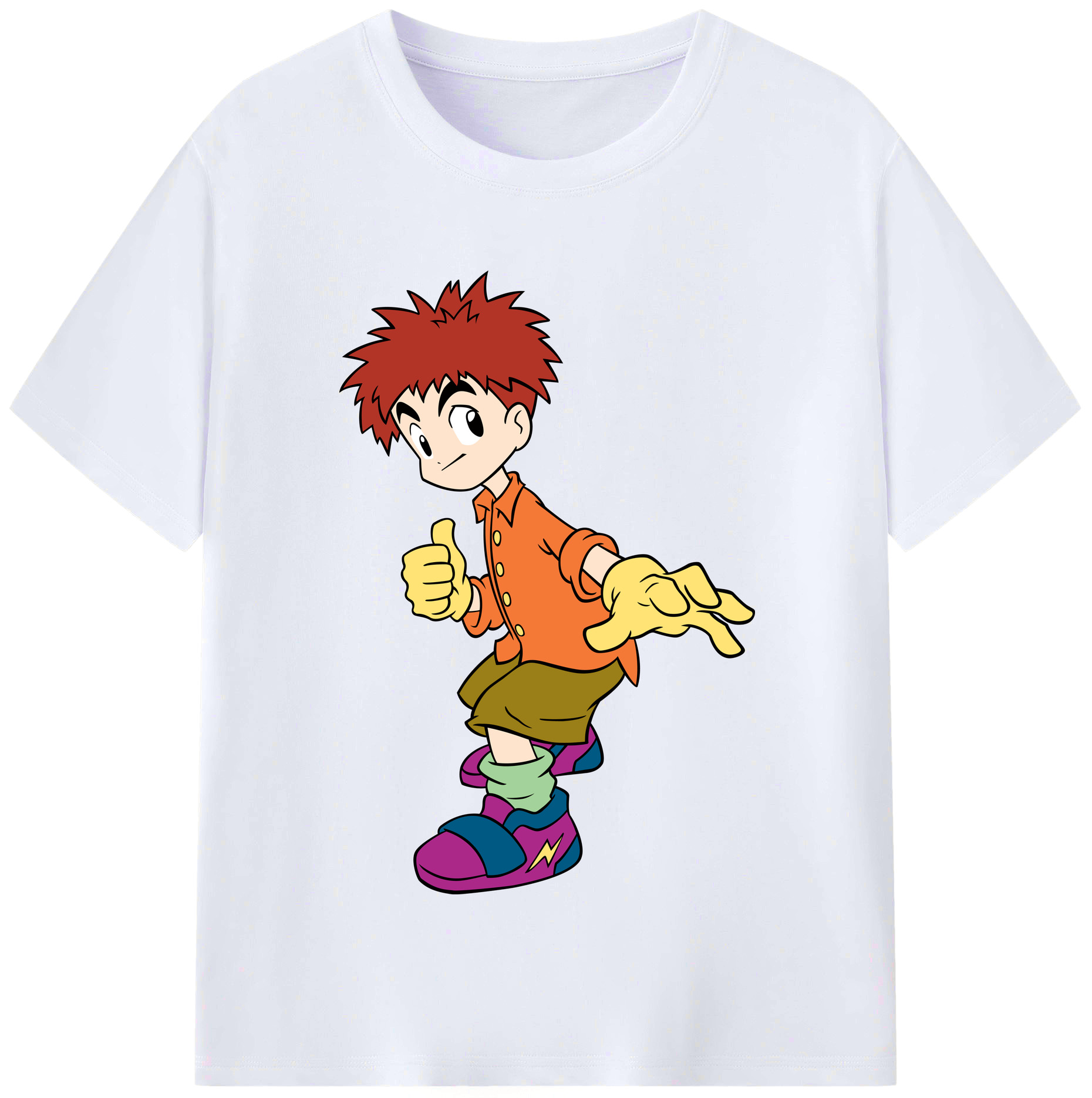 （画像用） Digimon デジタルモンスター/デジモン レディースカジュアルプリントTシャツ（綿100％）